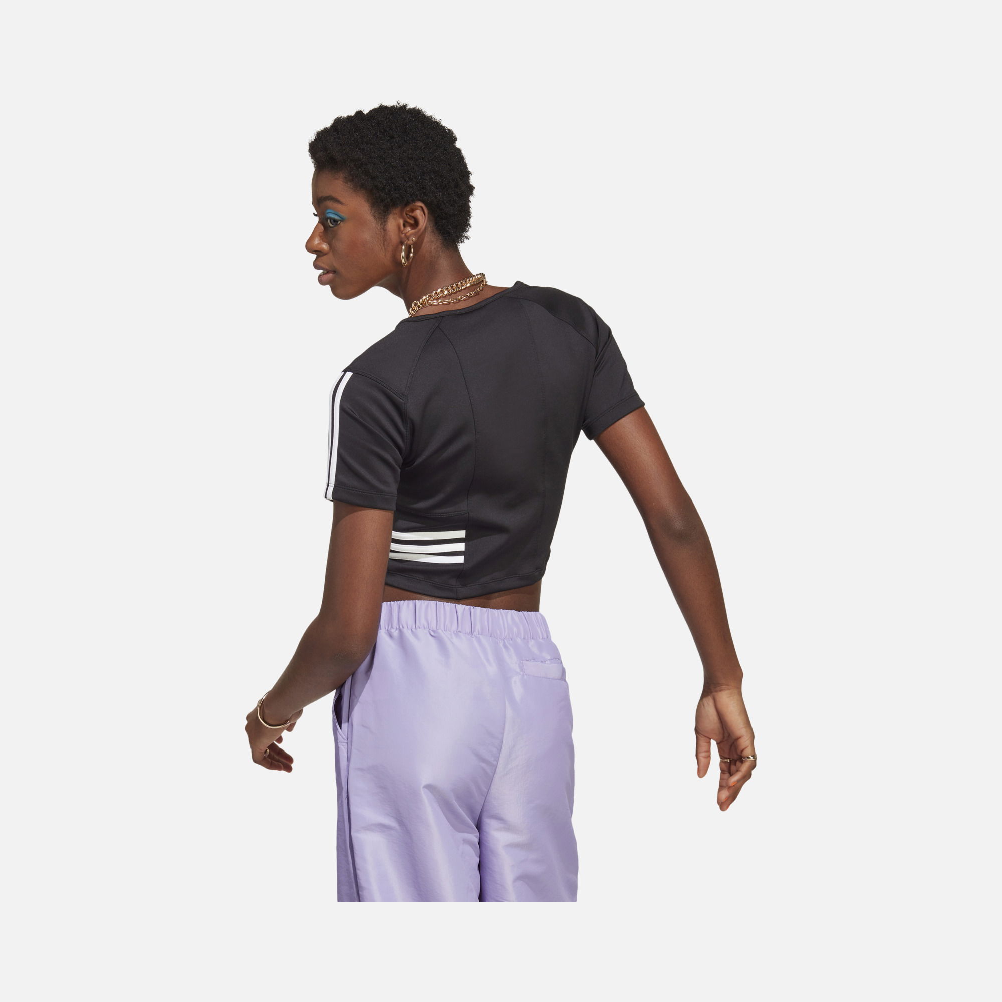 adidas Sportswear 3-Stripes Trefoil Short-Sleeve Kadın Tişört