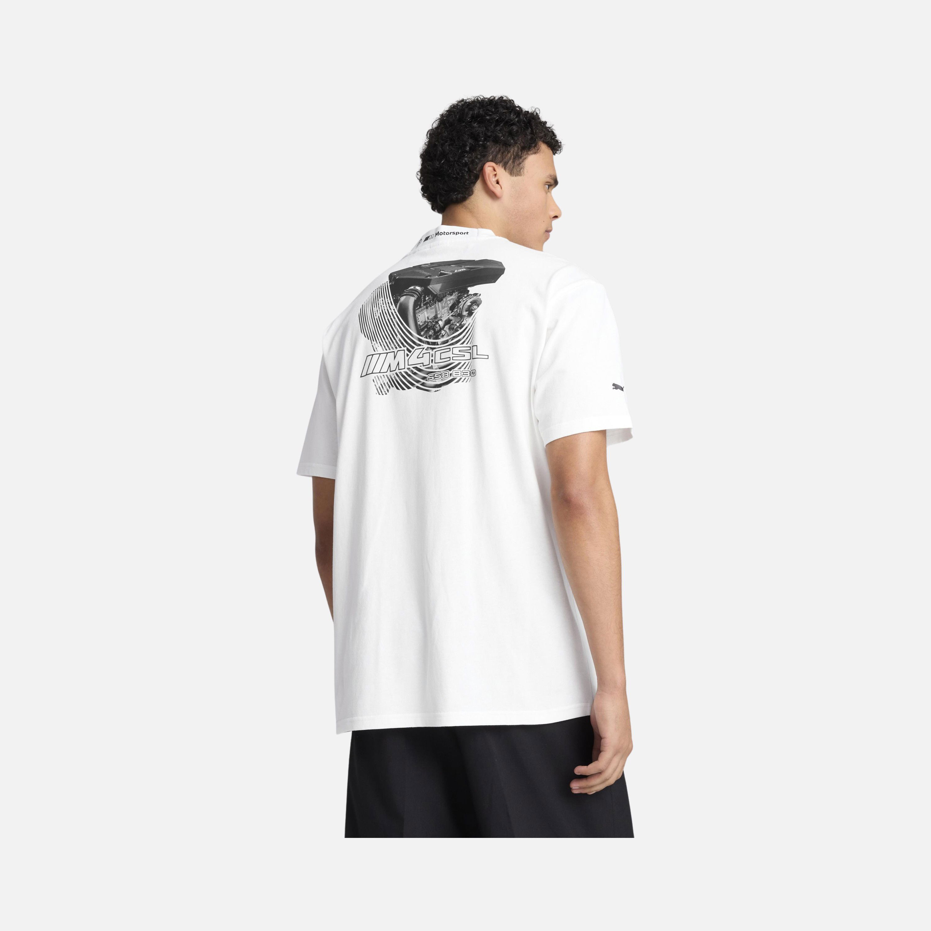 Puma BMW M Motorsport Lifestyle Car Graphic Short-Sleeve Erkek Tişört