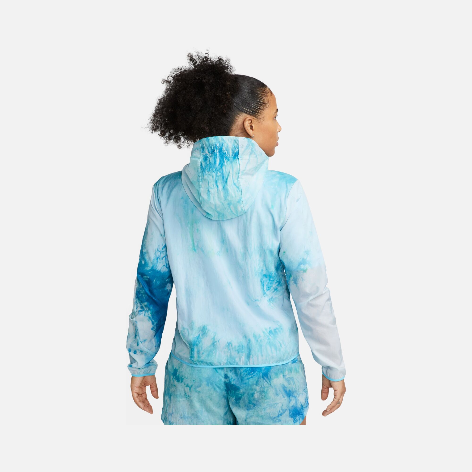 Nike Repel Trail-Running All-Over Printed Recoverable Full-Zip Hoodie Kadın Ceket