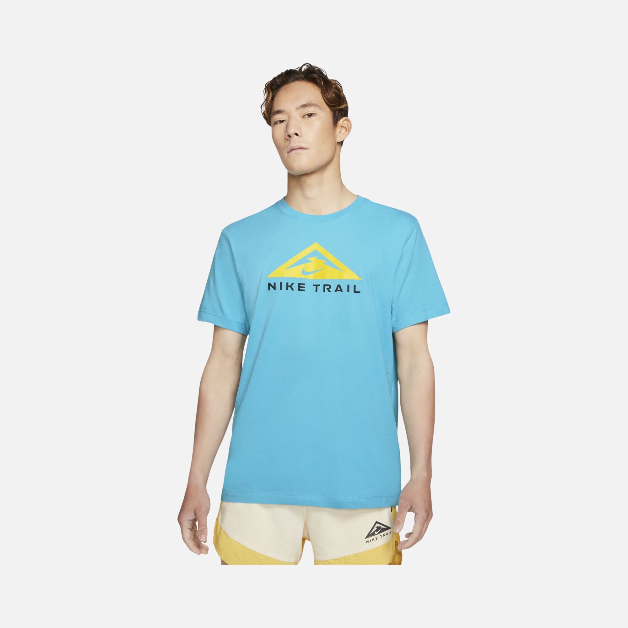 Nike Dri-Fit Trail Running Short-Sleeve Erkek Tişört