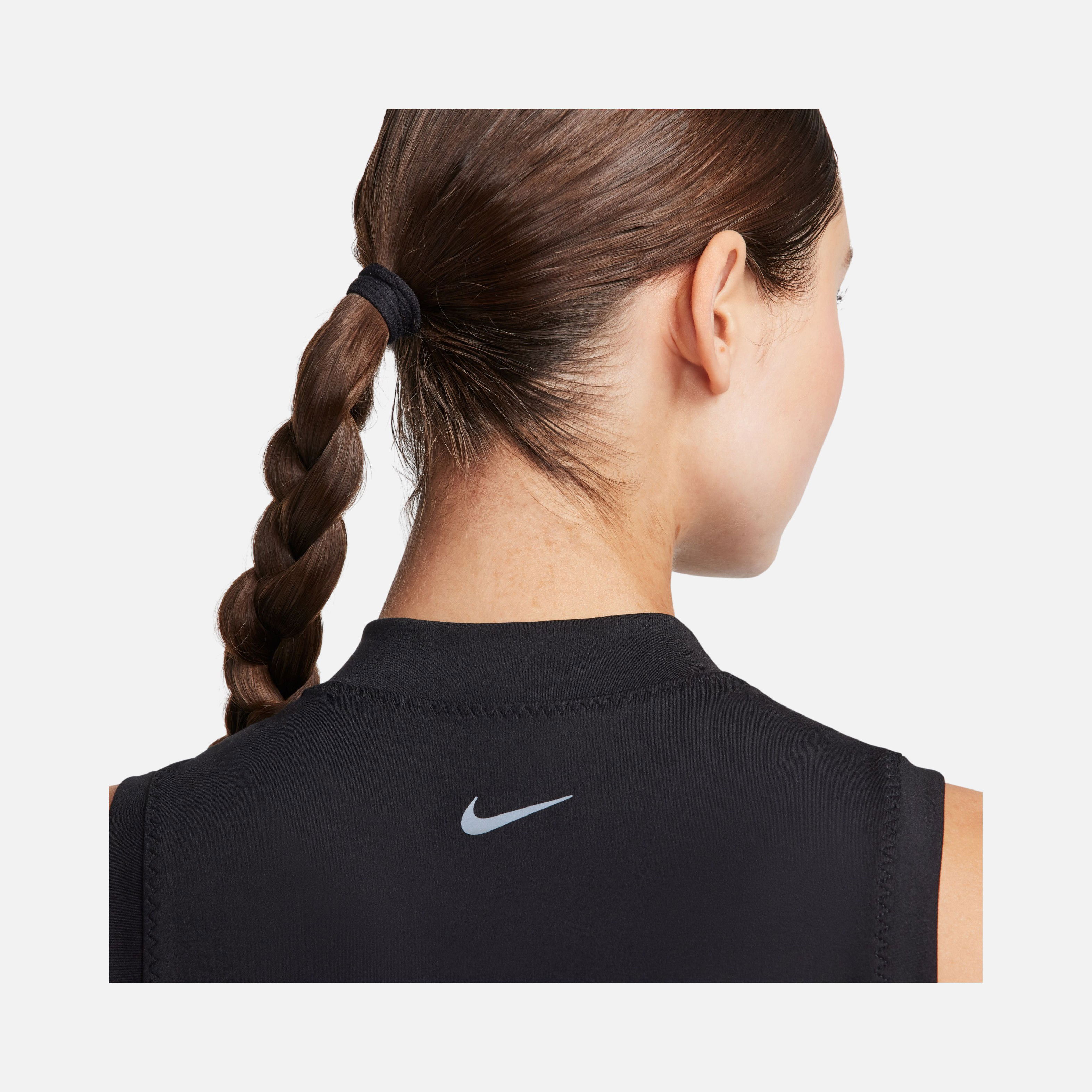 Nike One Dri-Fit Fitted Mock-Neck Cropped Training Kadın Atlet