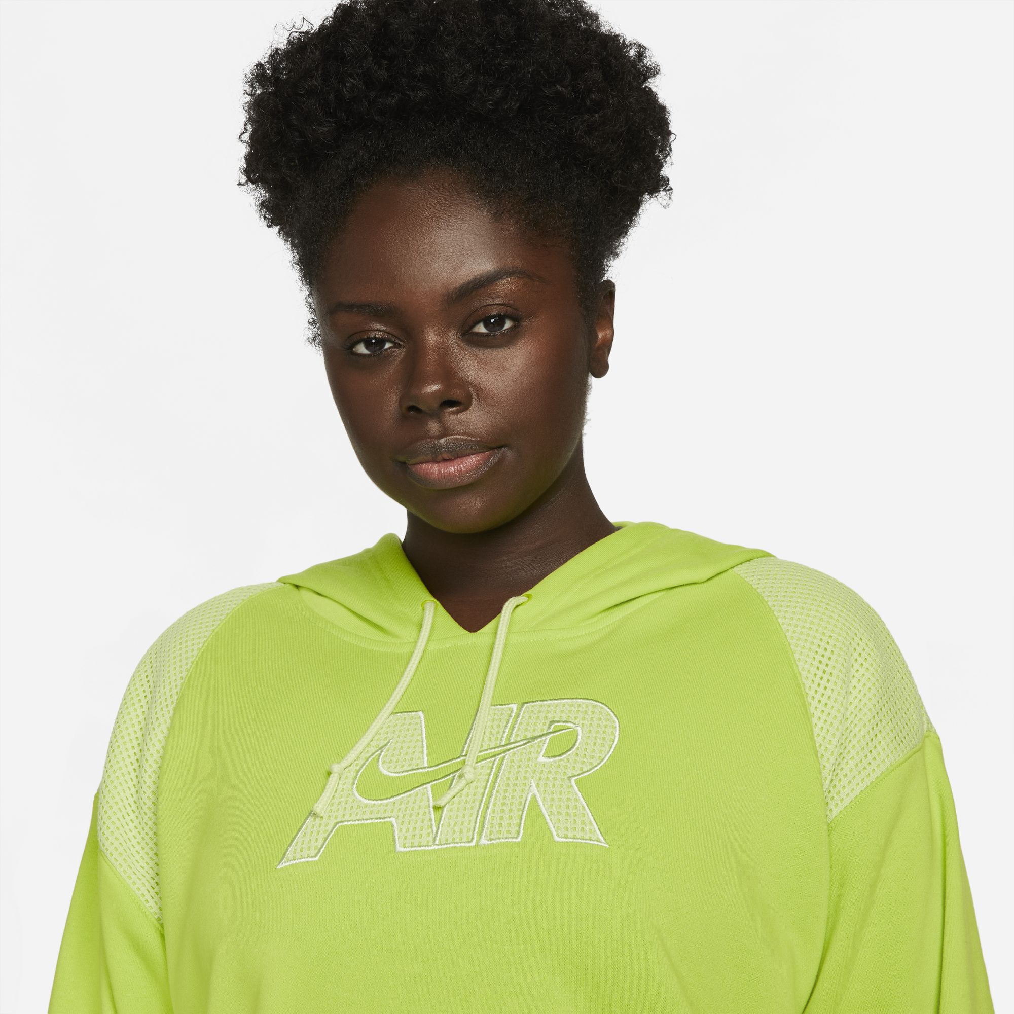 Nike Sportswear Air Fleece Hoodie (Plus-Size) Kadın Sweatshirt