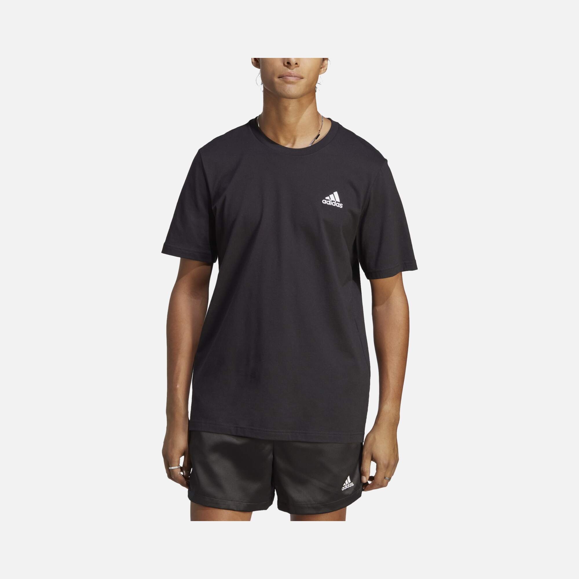 adidas Essentials Single Jersey Embroidered Small Logo Short-Sleeve Erkek Tişört