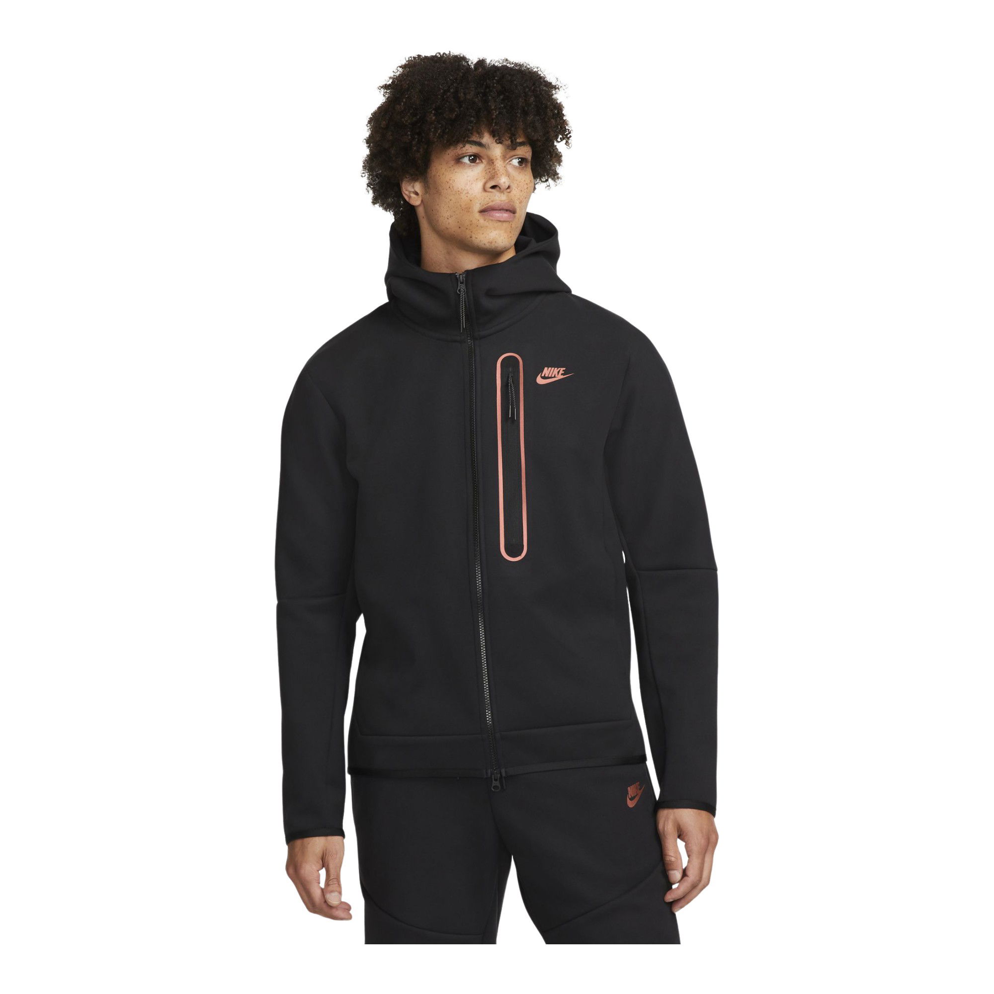 Nike Sportswear Tech Fleece Brushed Full-Zip Hoodie Erkek Sweatshirt