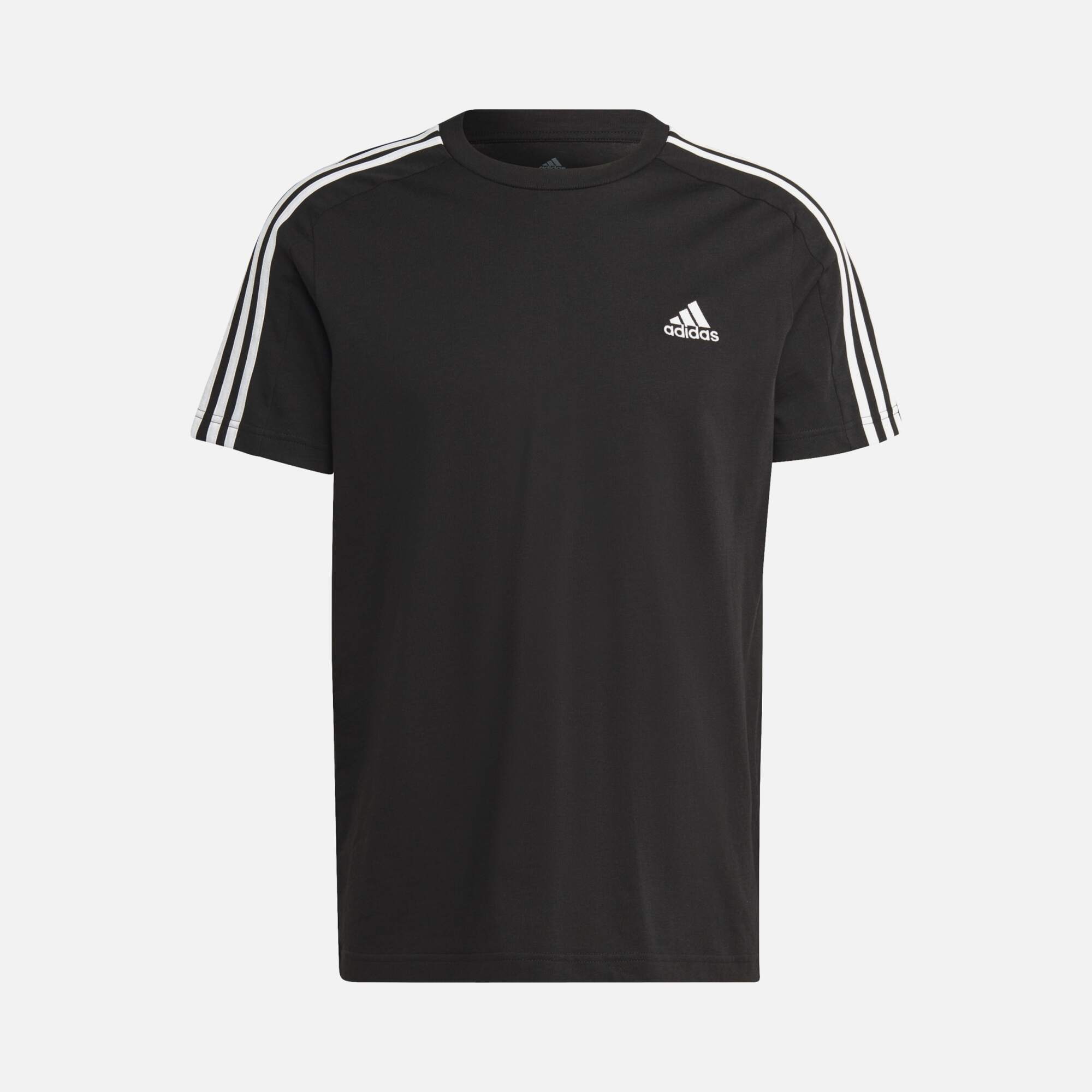 adidas Essentials Single Jersey 3-Stripes Short-Sleeve Erkek Tişört