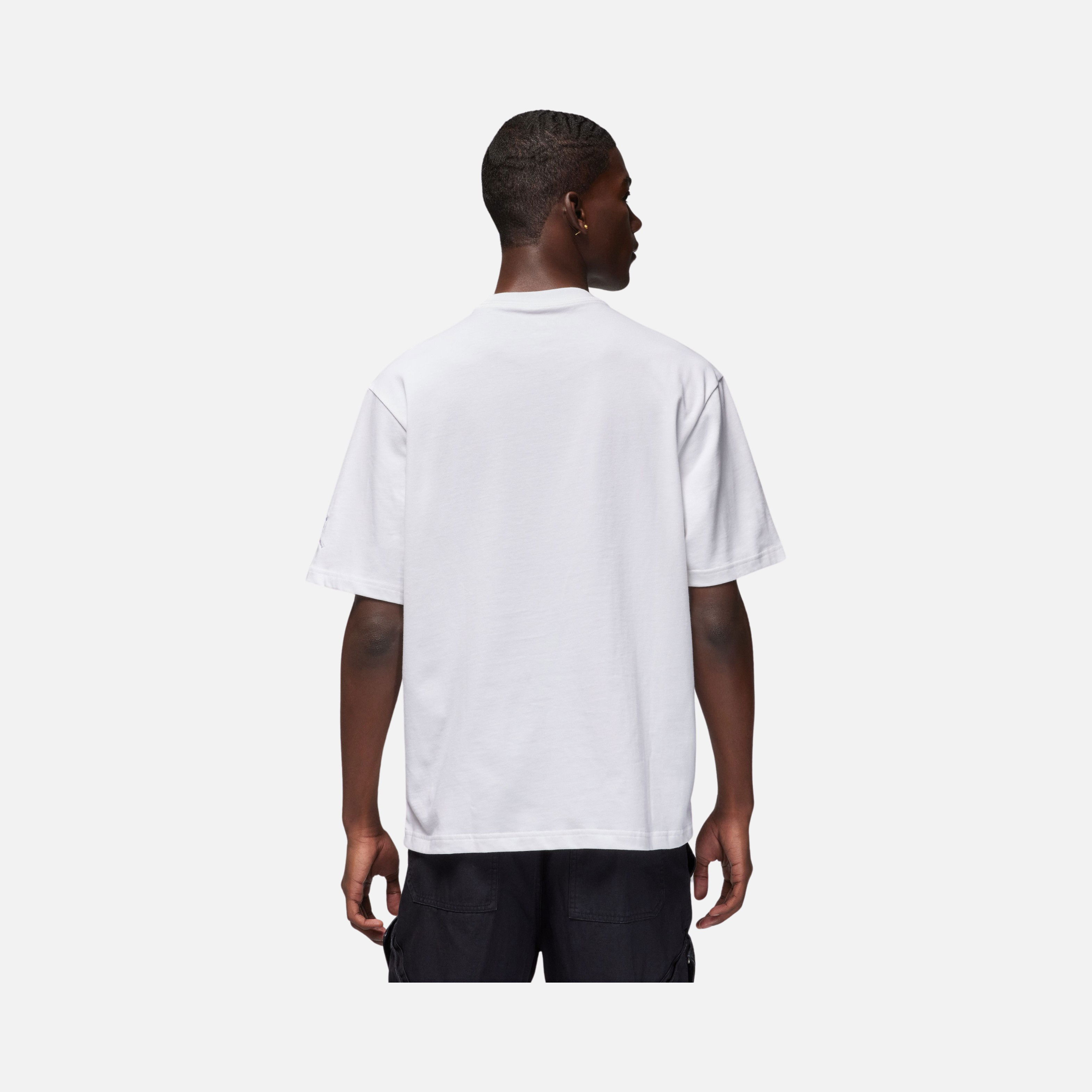 Nike Jordan Brand Classical Embroidered Small AJ1 Patch Crew Short-Sleeve Erkek Tişört