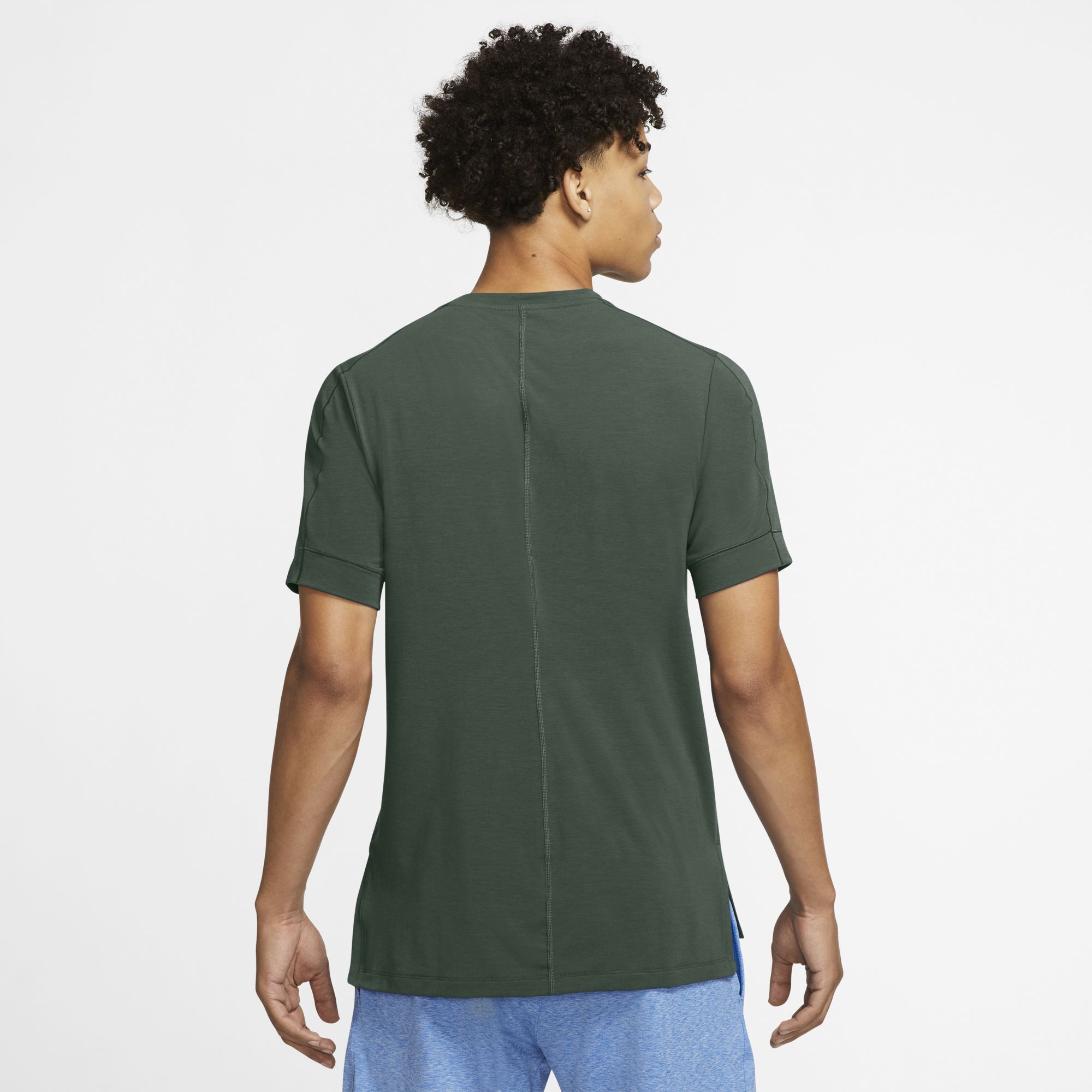 Nike Yoga Dri-Fit Short-Sleeve Top Erkek Tişört