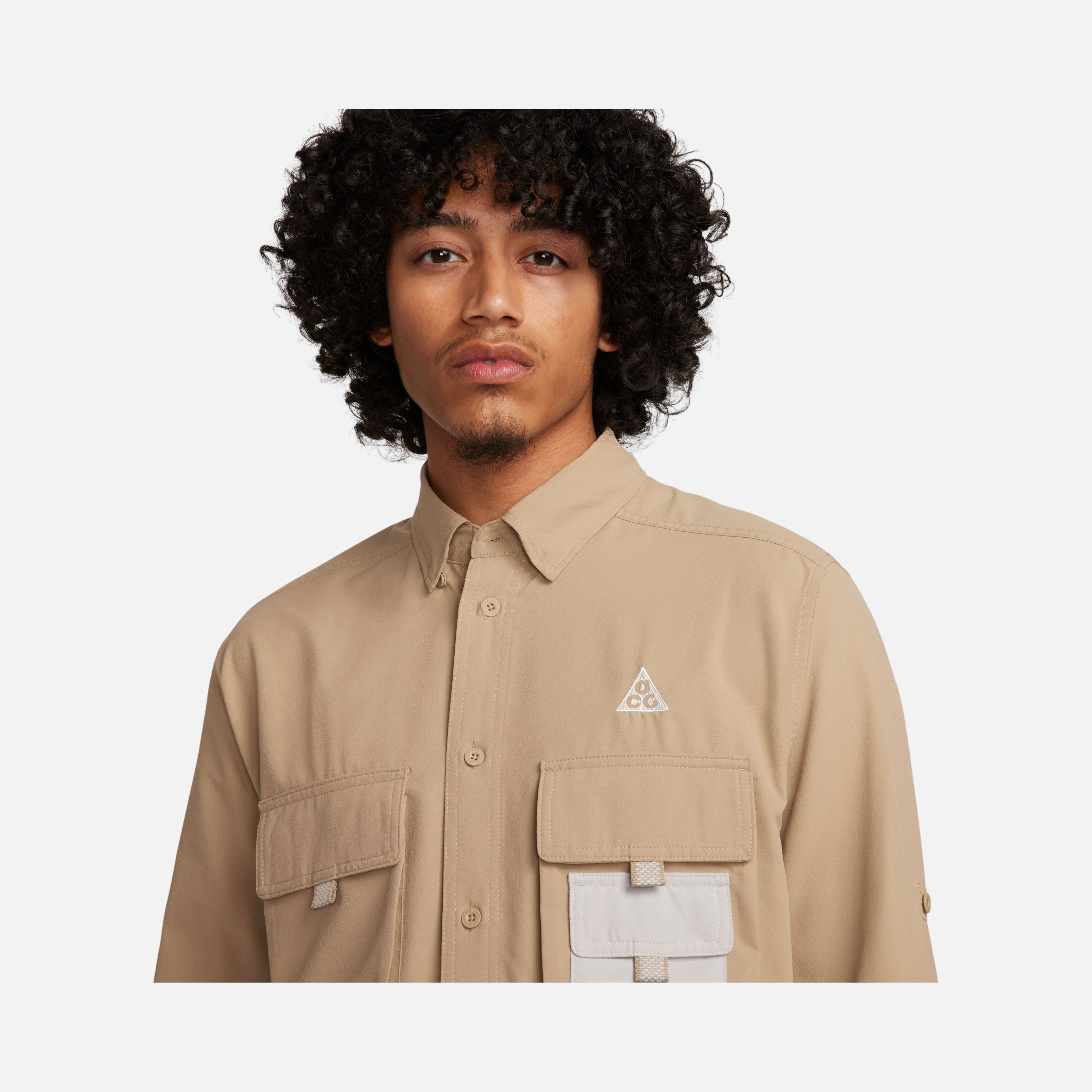 Nike Sportswear ACG Dri-Fit UV ''Devastation Trail'' Full-Button Long-Sleeve Erkek Gömlek