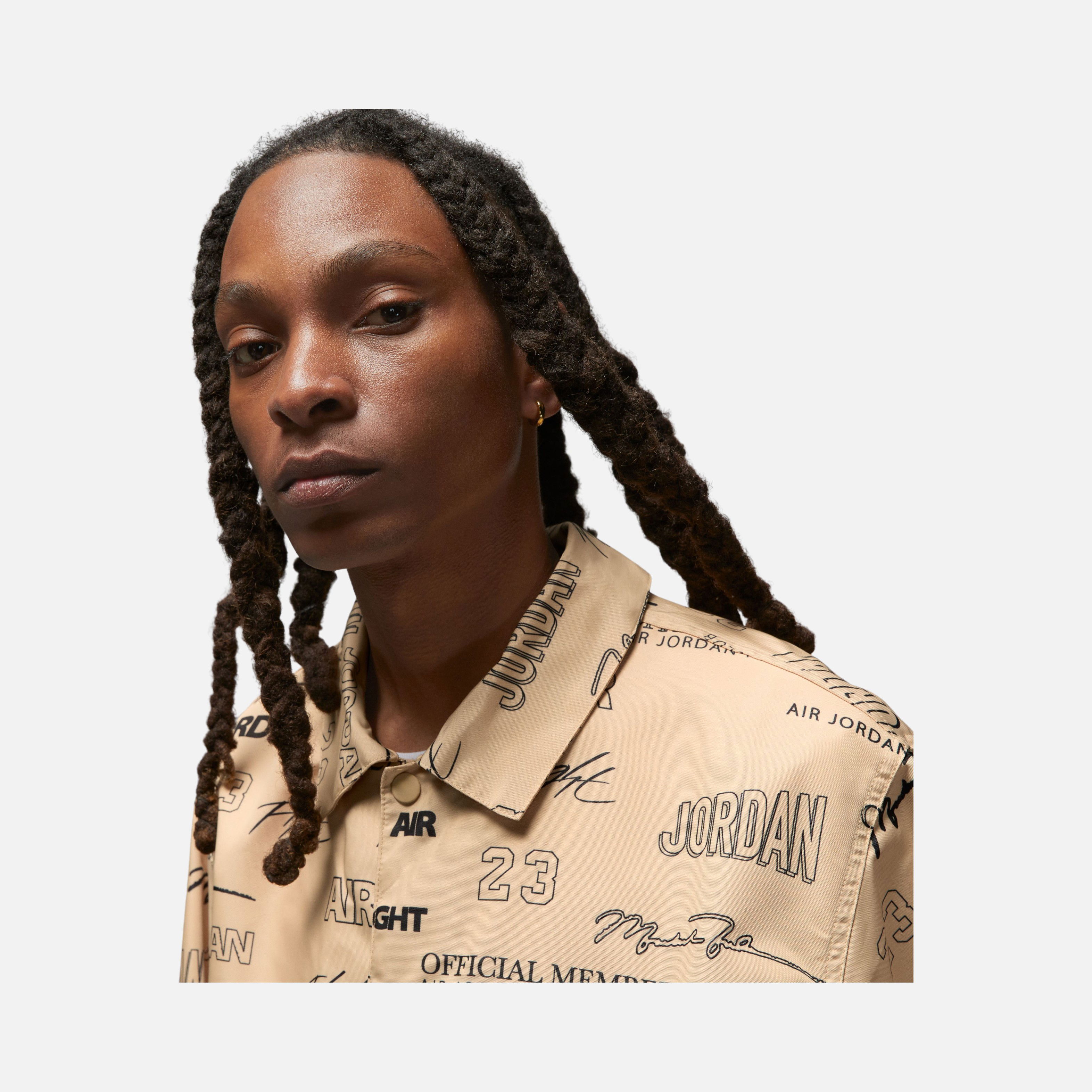 Nike Jordan Flight MVP Statement Full Snap Erkek Ceket