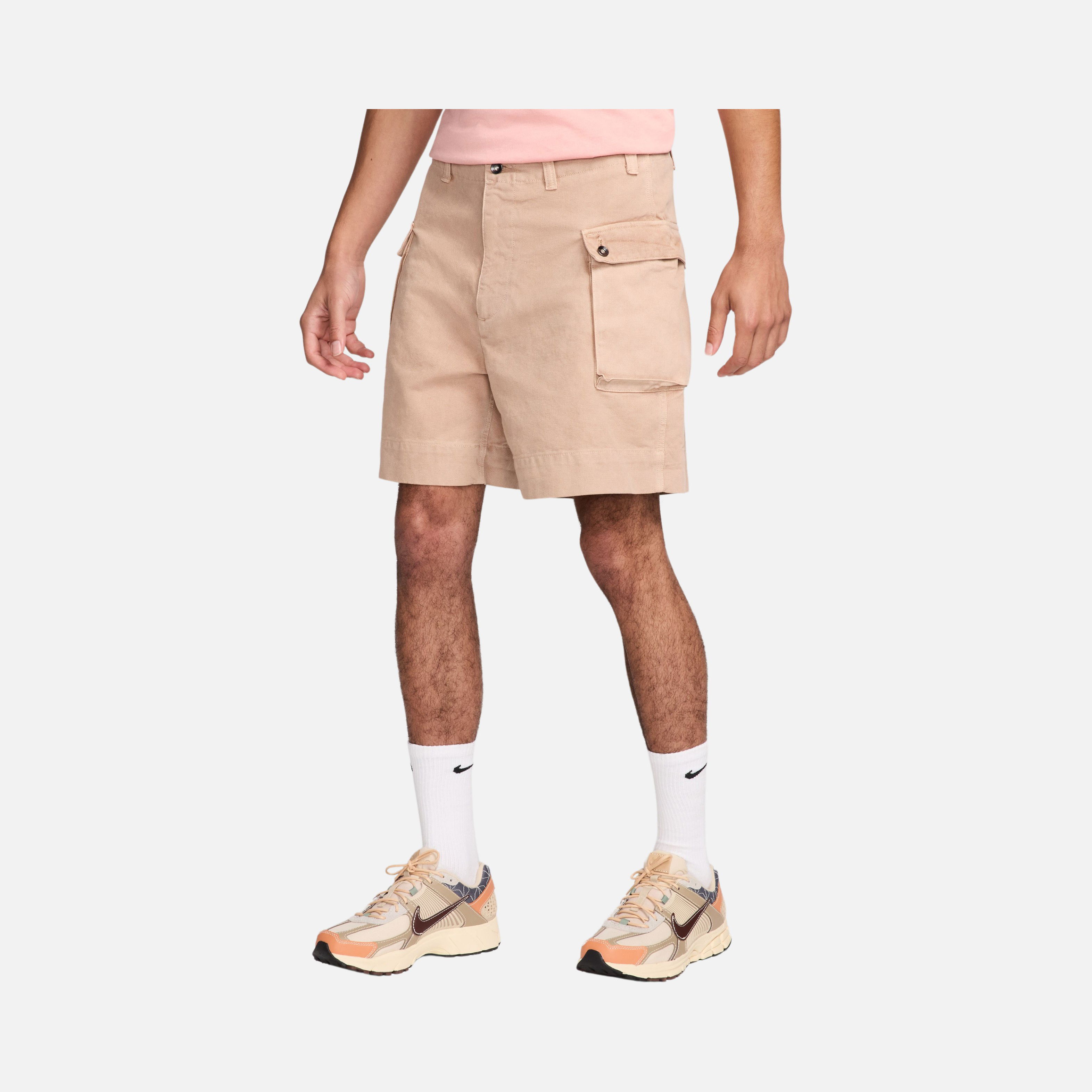 Nike Life P44 Cotton Canvas Woven Fabric Cargo Erkek Şort