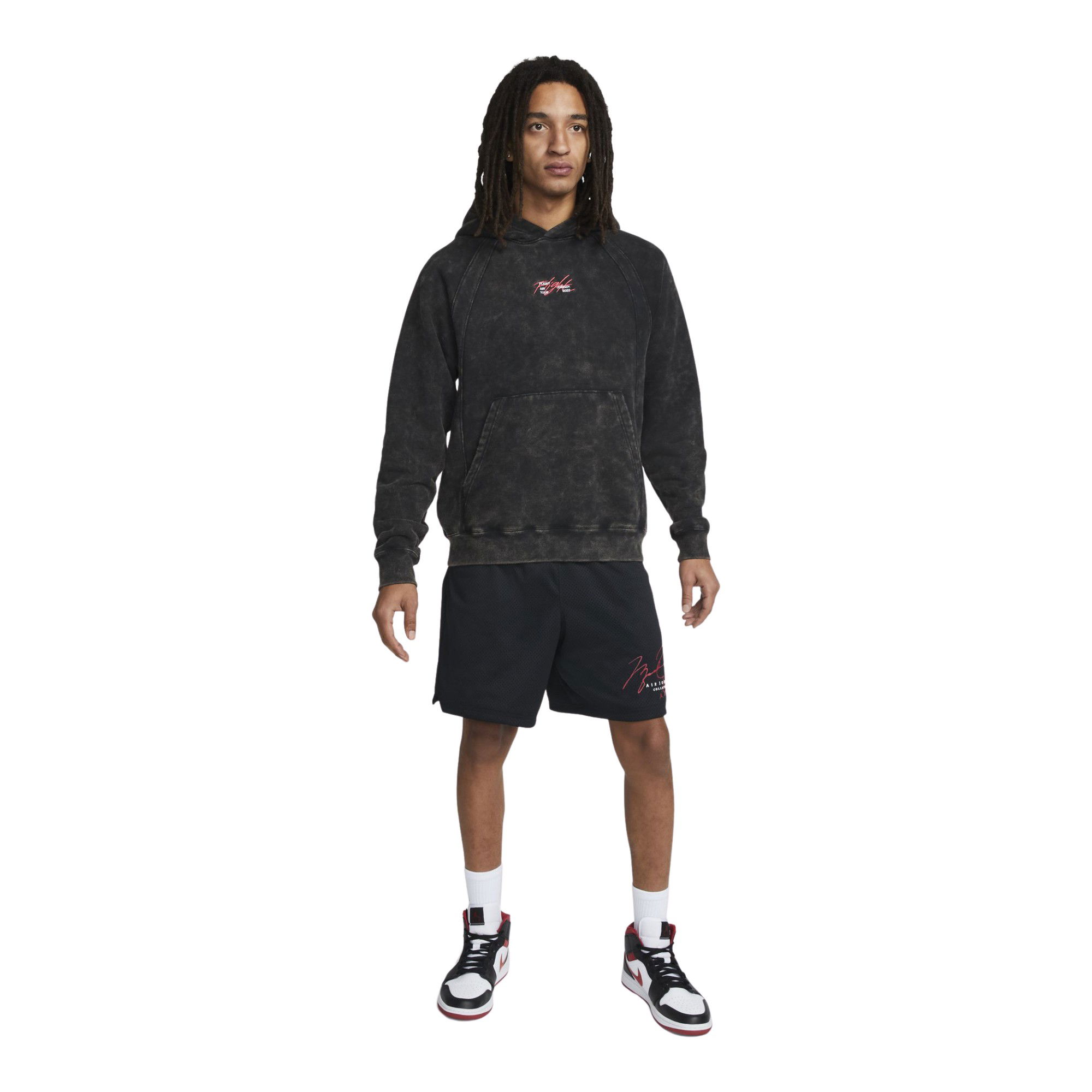 Nike Jordan Flight Heritage French Terry Pullover Hoodie Erkek Sweatshirt