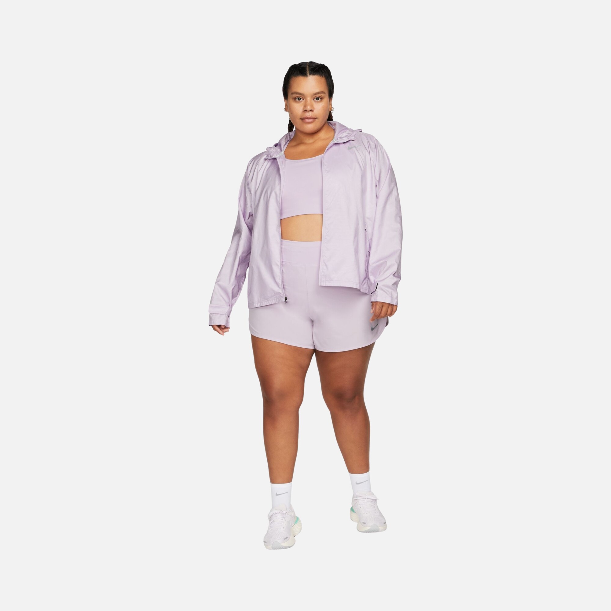 Nike Essential Running Full-Zip Hoodie (Plus Size) Kadın Ceket