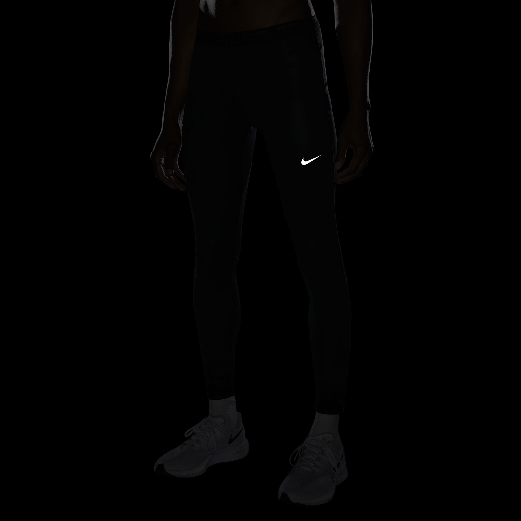 Nike Storm-Fit Phenom Elite Running Zipper-Leg Erkek Tayt