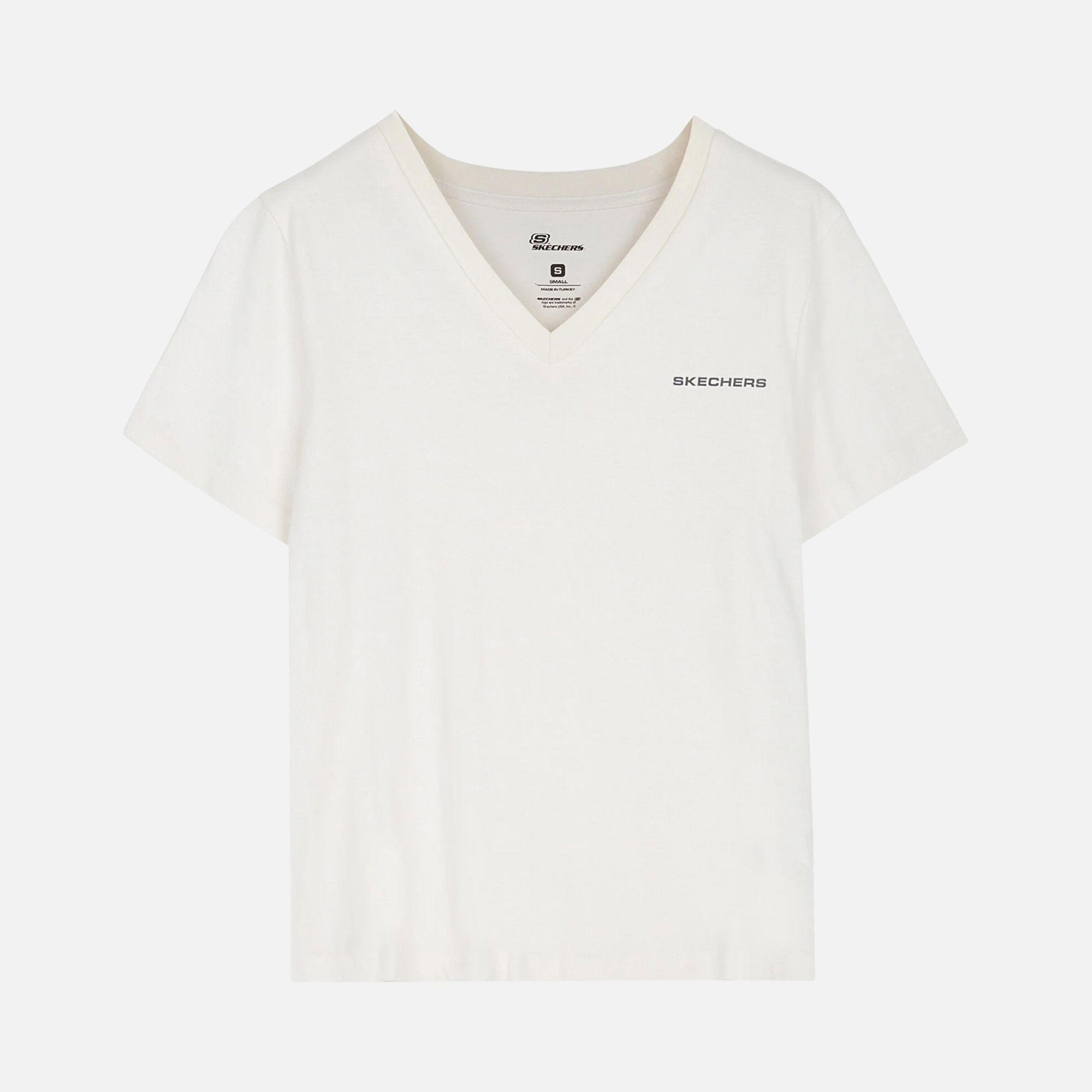 Skechers Sportswear New Basics V-Neck Short-Sleeve Kadın Tişört