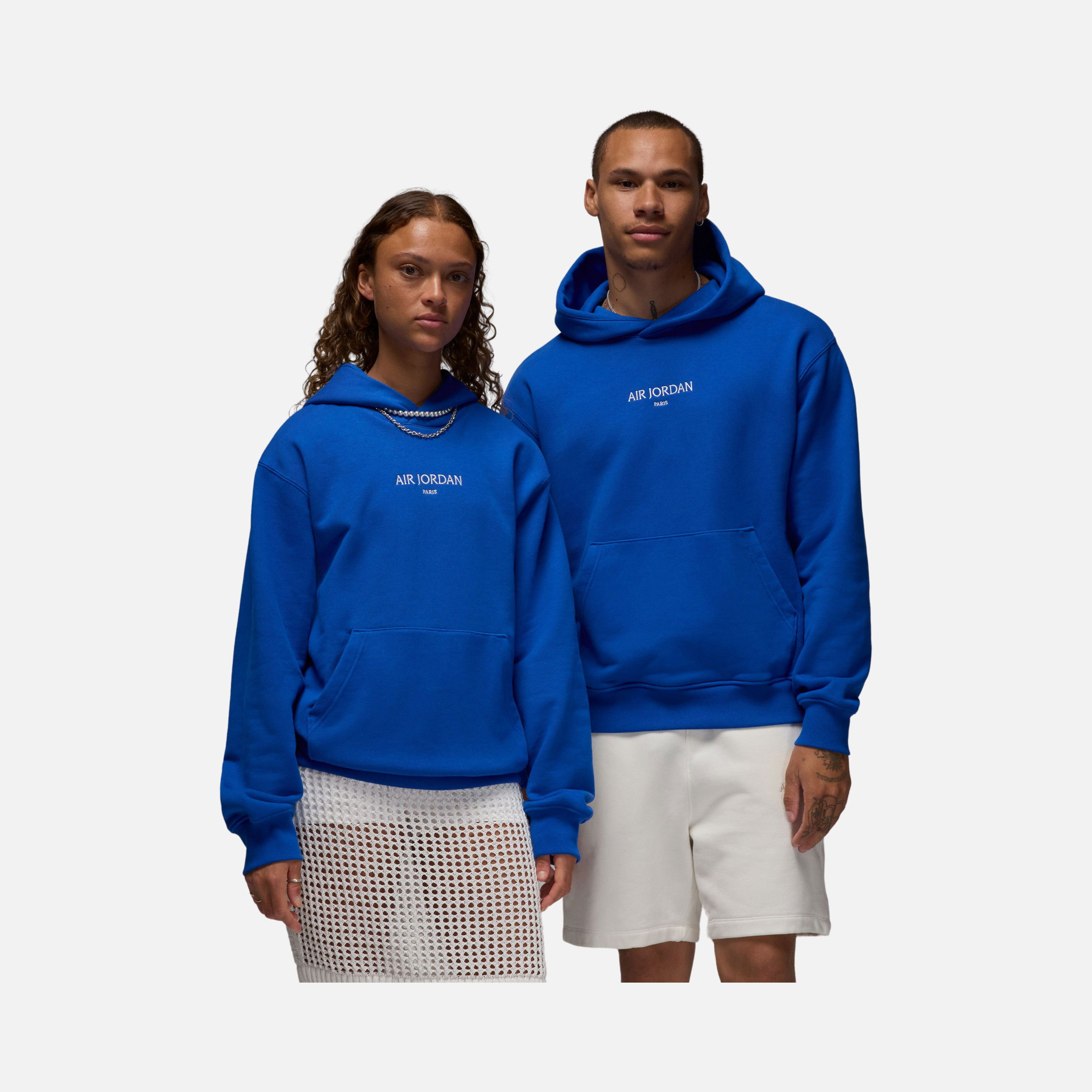 Nike Air Jordan Wordmark Paris Fleece Pullover Hoodie Erkek Sweatshirt