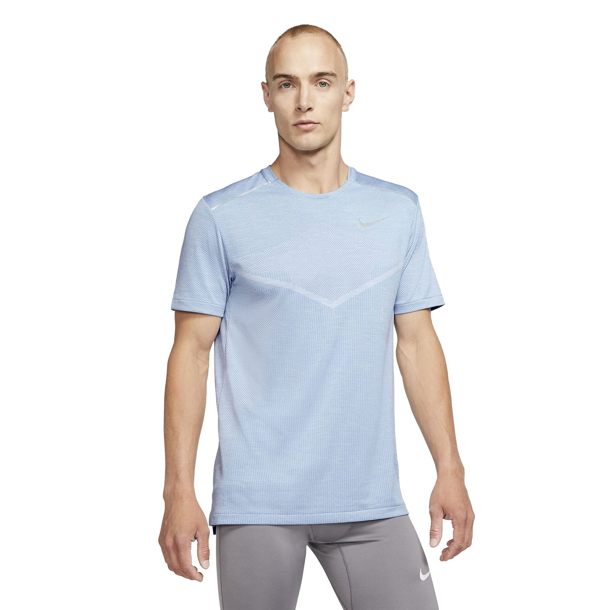 Nike TechKnit Ultra Short-Sleeve Running Top Erkek Tişört