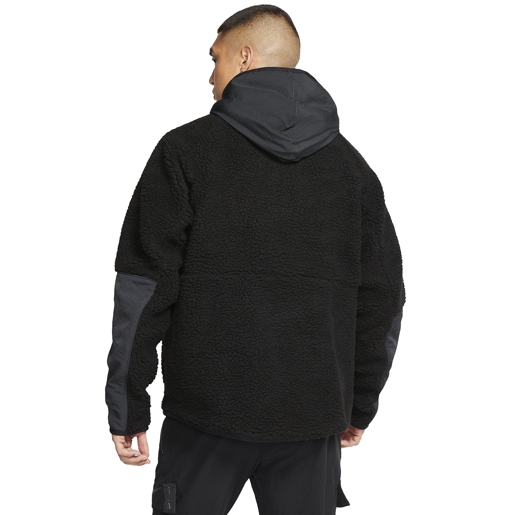 Nike Sportswear Heritage 1/2-Zip Sherpa Winter Hoodie Erkek Sweatshirt