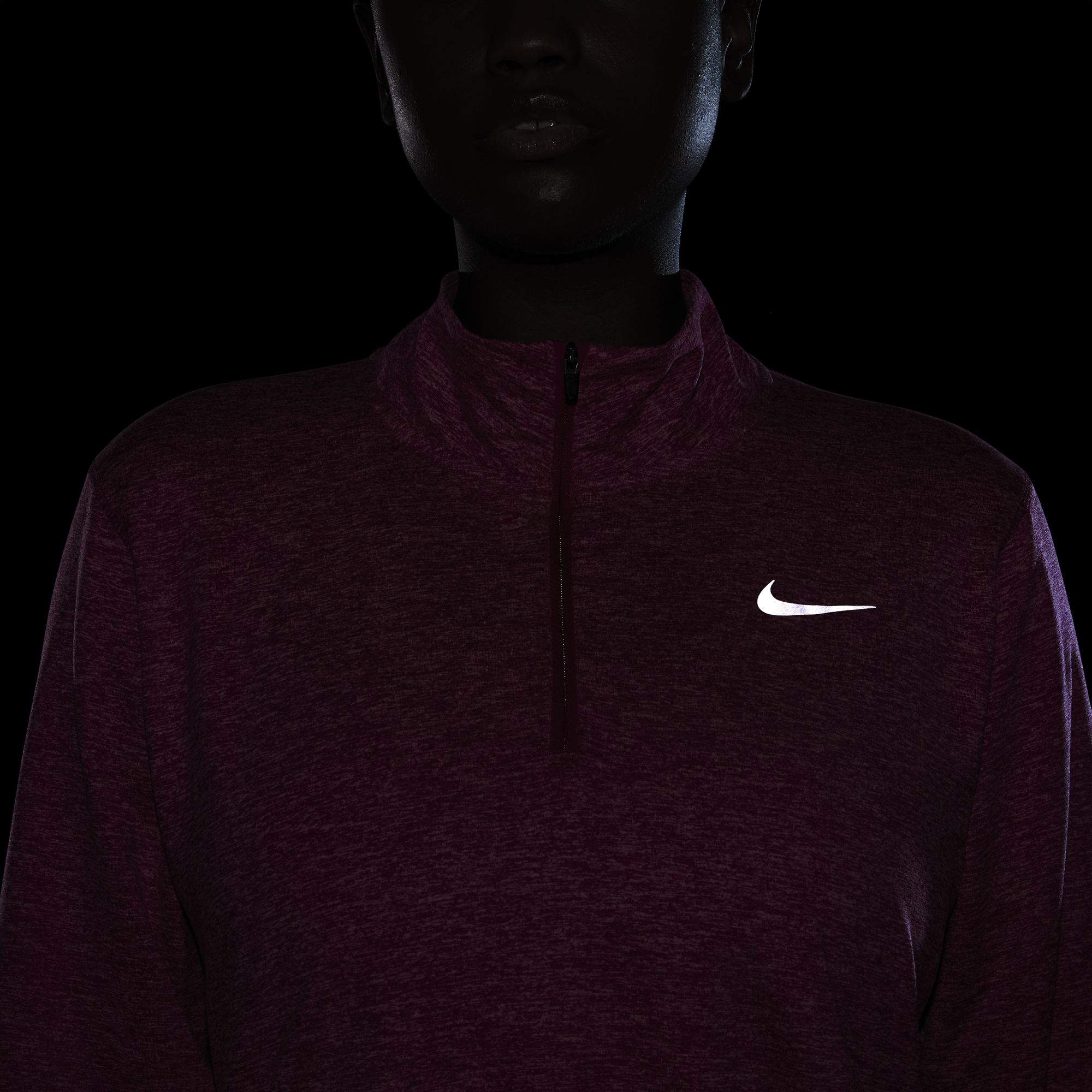 Nike Element 1/2-Zip Running Long-Sleeve Kadın Tişört