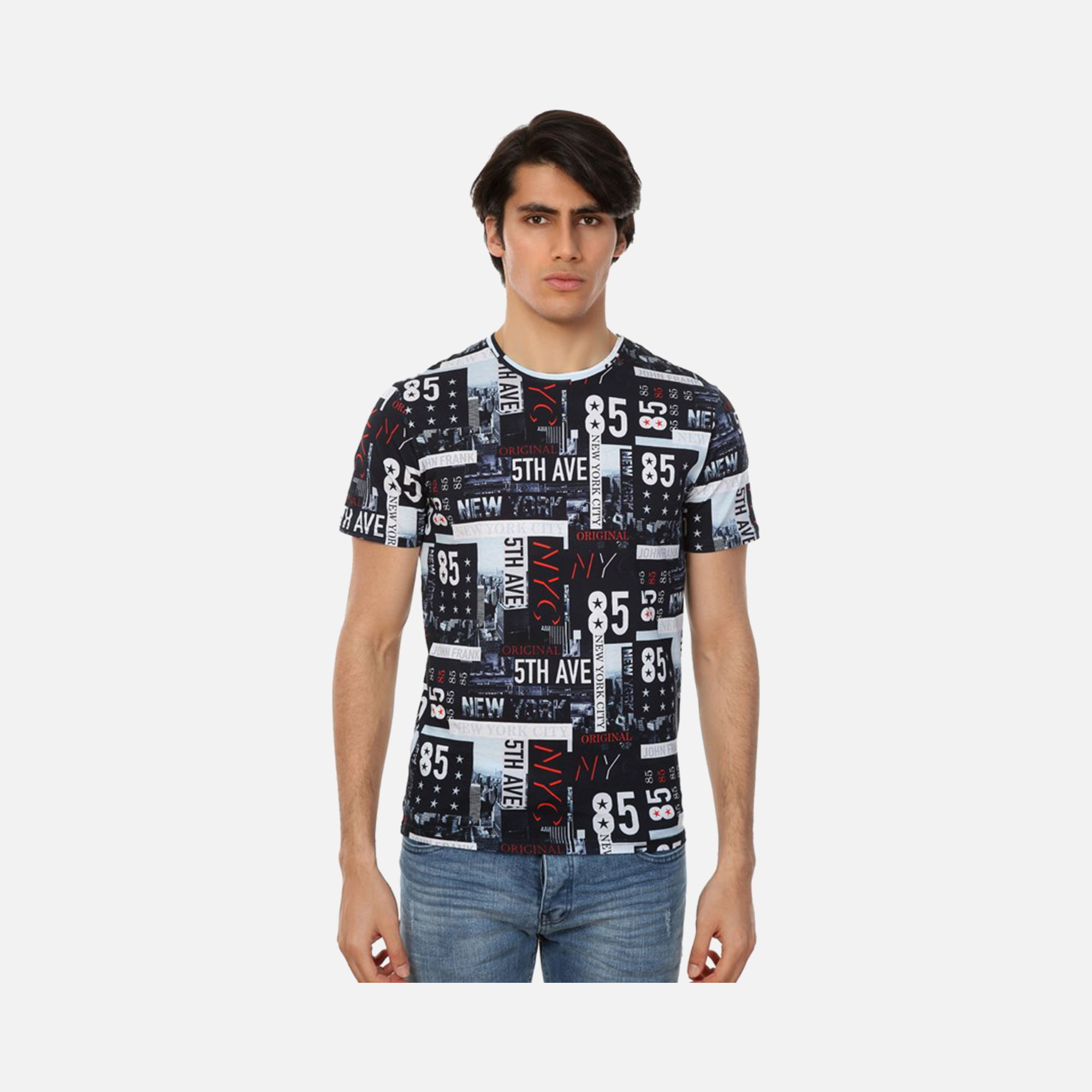 John Frank Digital Printing Erkek Tişört