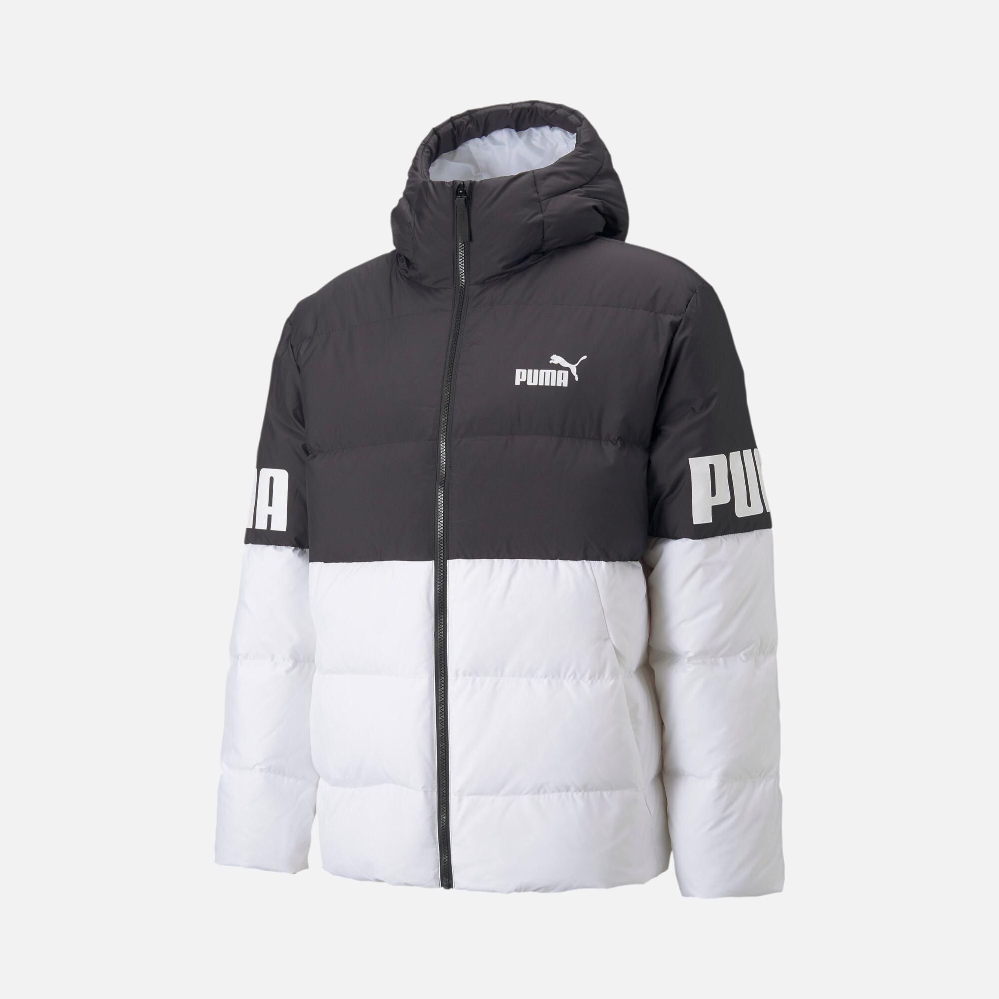 Puma Sportswear Power Down Puffer Full-Zip Hoodie Erkek Mont