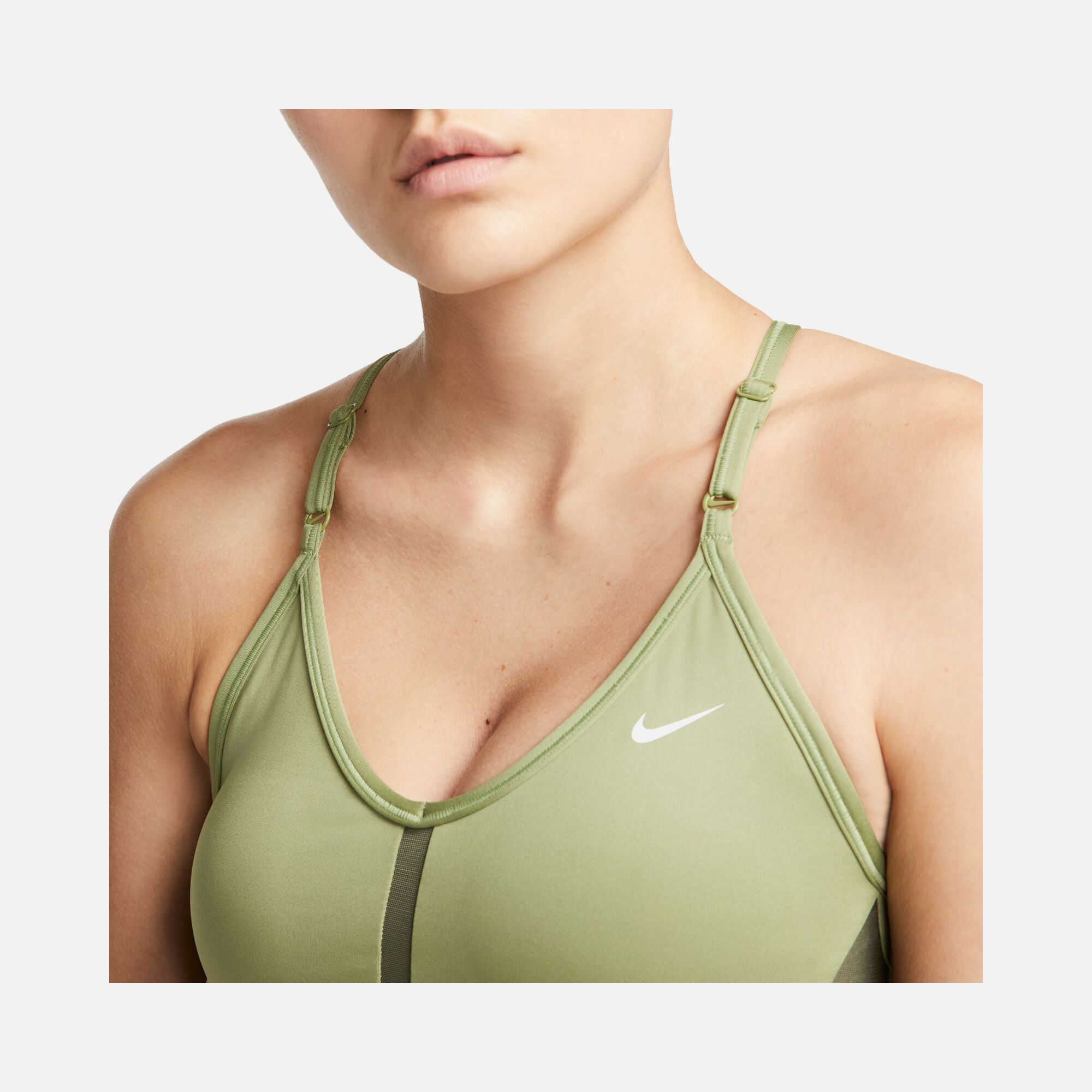 Nike Dri-Fit Indy V Neck Light-Support Sports Training Kadın Bra