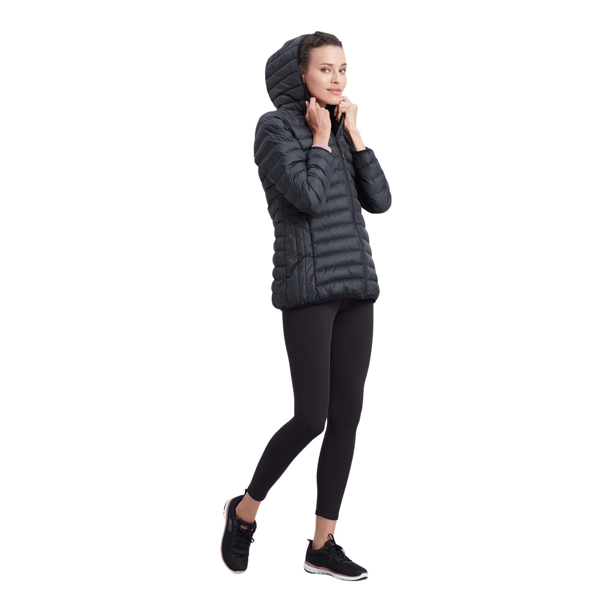 Skechers Essential Midi Lenght Full-Zip Hoodie Kadın Ceket