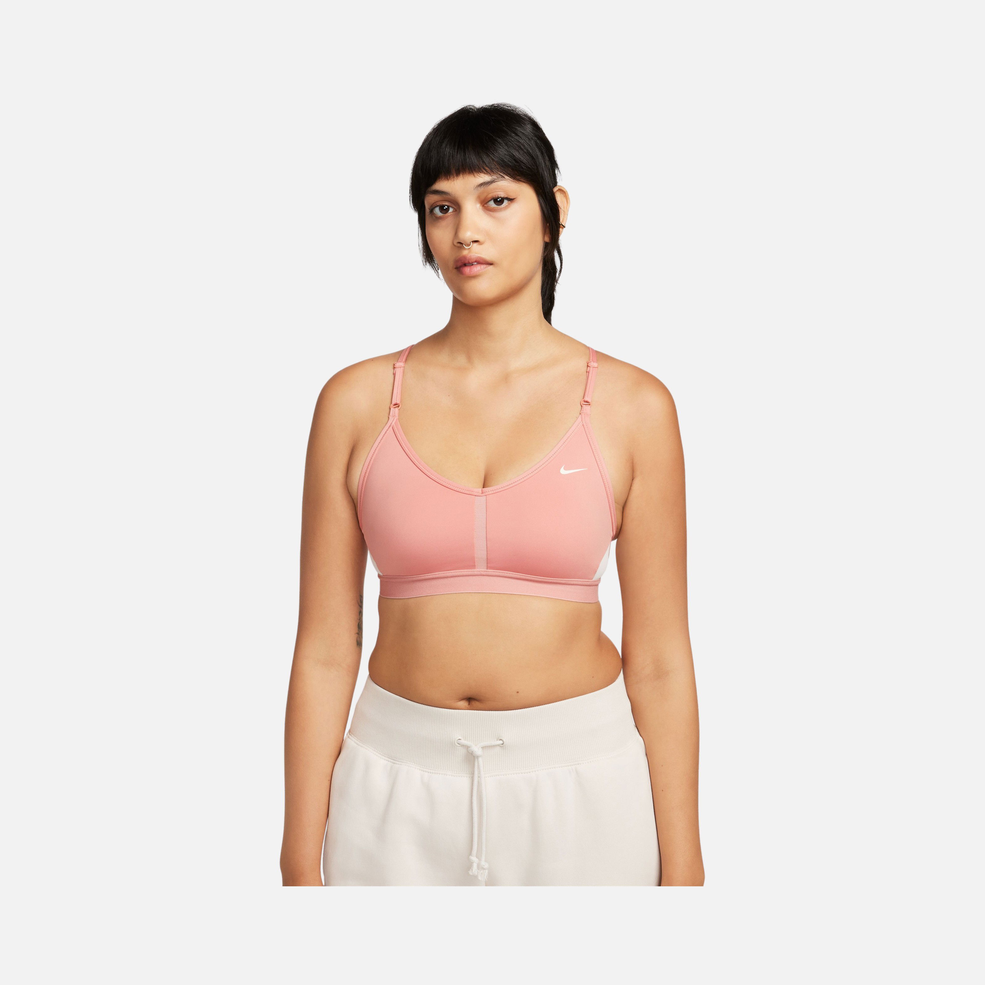 Nike Dri-Fit Indy V Neck Light-Support Sports Training Kadın Bra