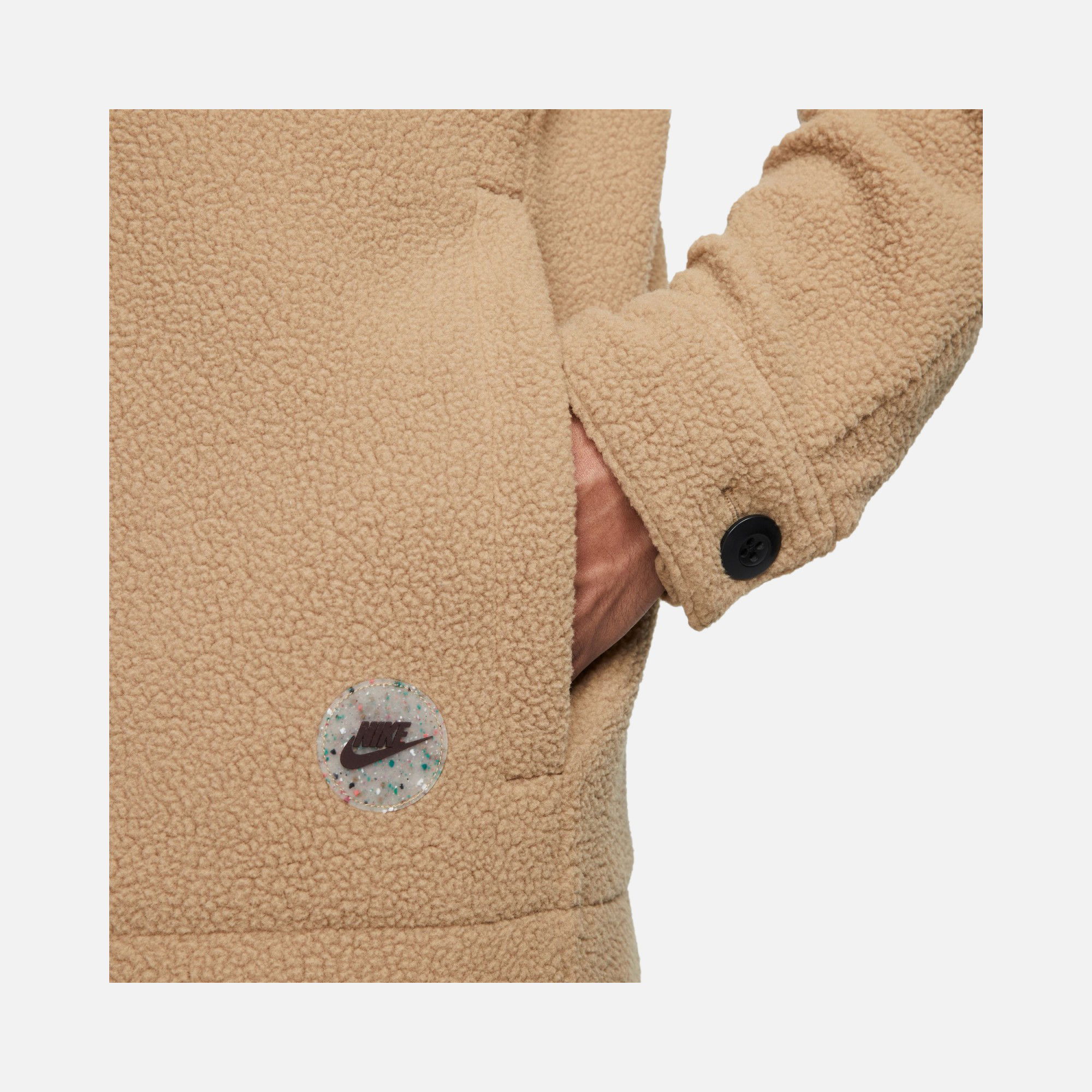 Nike Sportswear Sport Utility Sherpa Full-Length Button Erkek Ceket