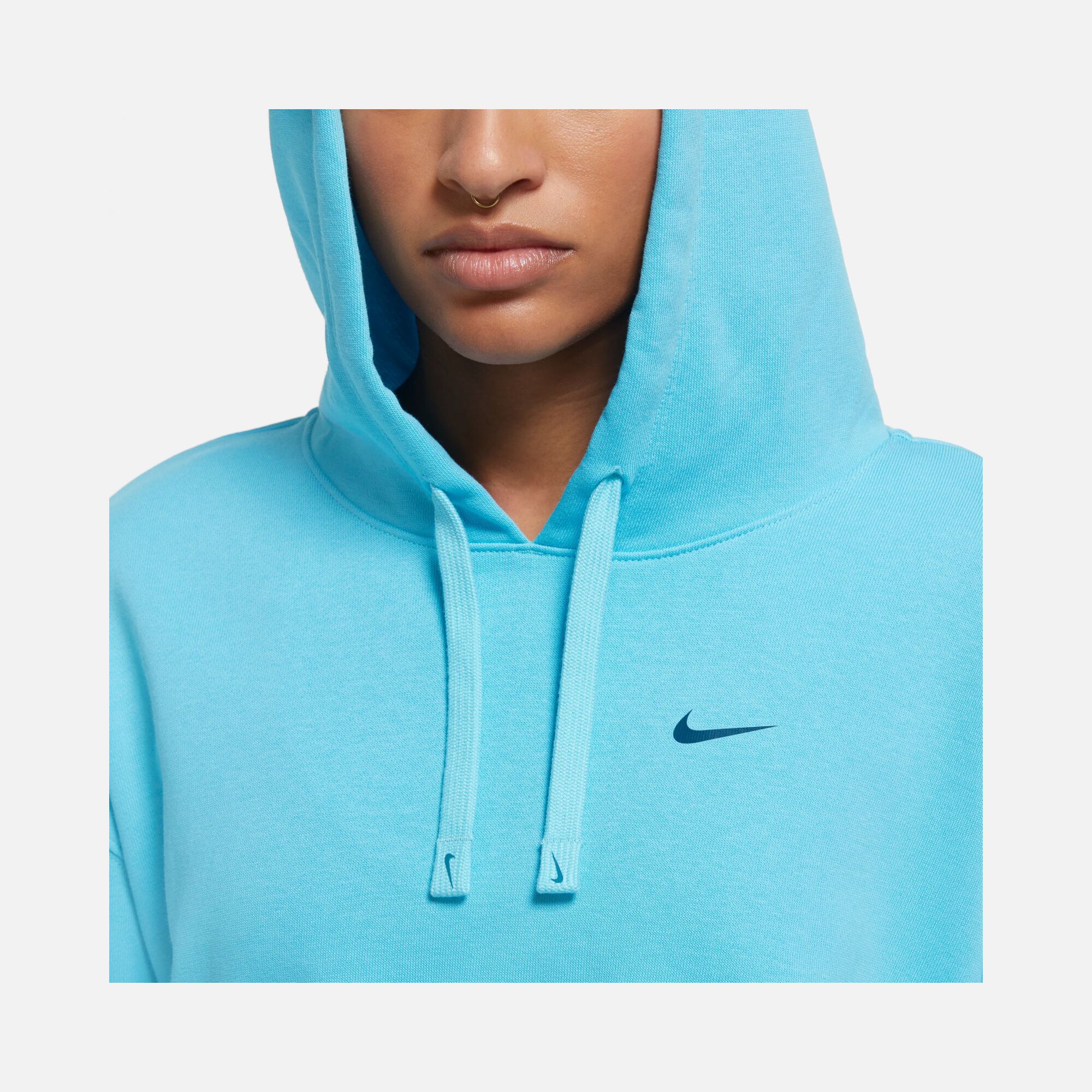 Nike Pro Dri-Fit Get-Fit French Terry AOP Training Hoodie Kadın Sweatshirt