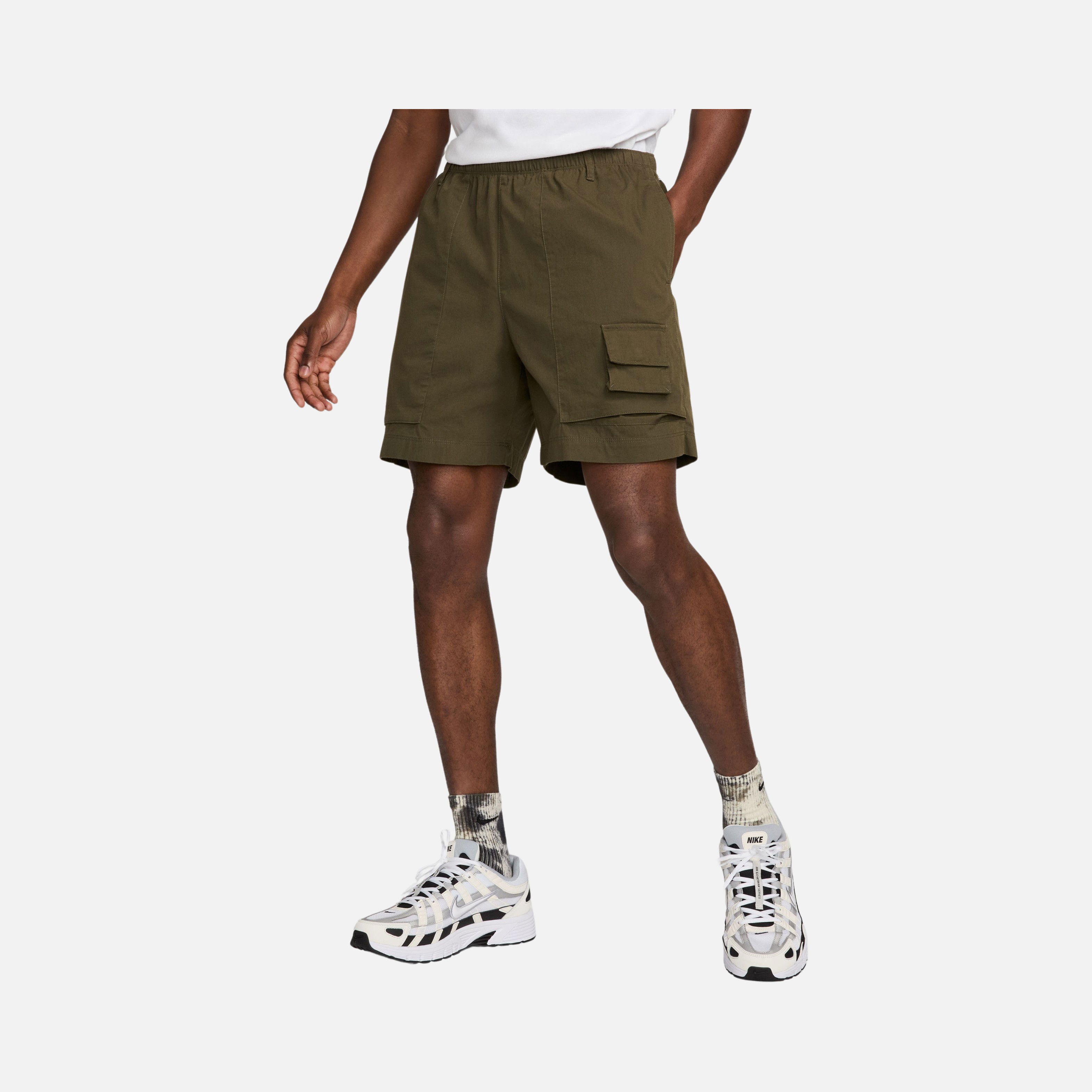 Nike Life Camp Stonewashed Twill Fabric Erkek Şort