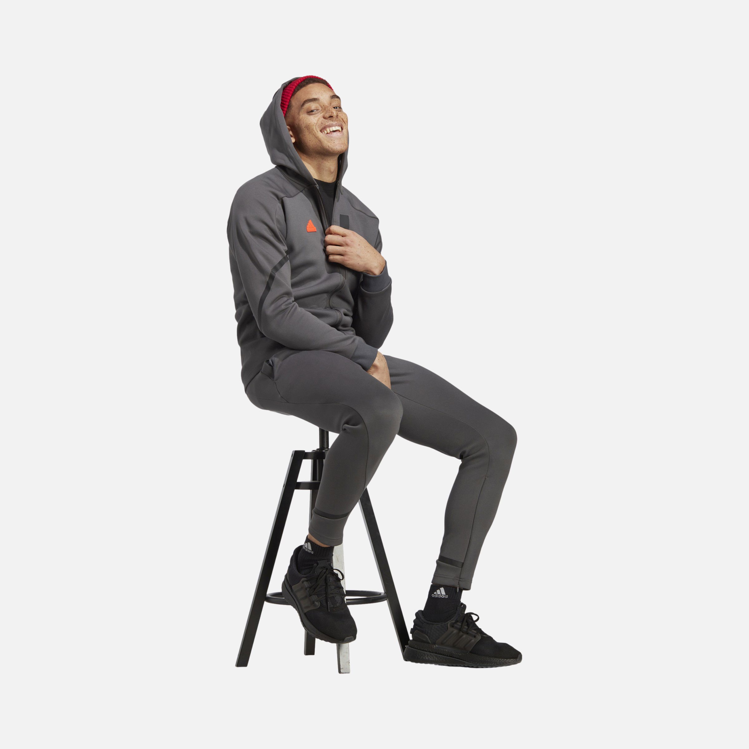 adidas Designed for Gameday Full-Zip Hoodie Training Erkek Sweatshirt