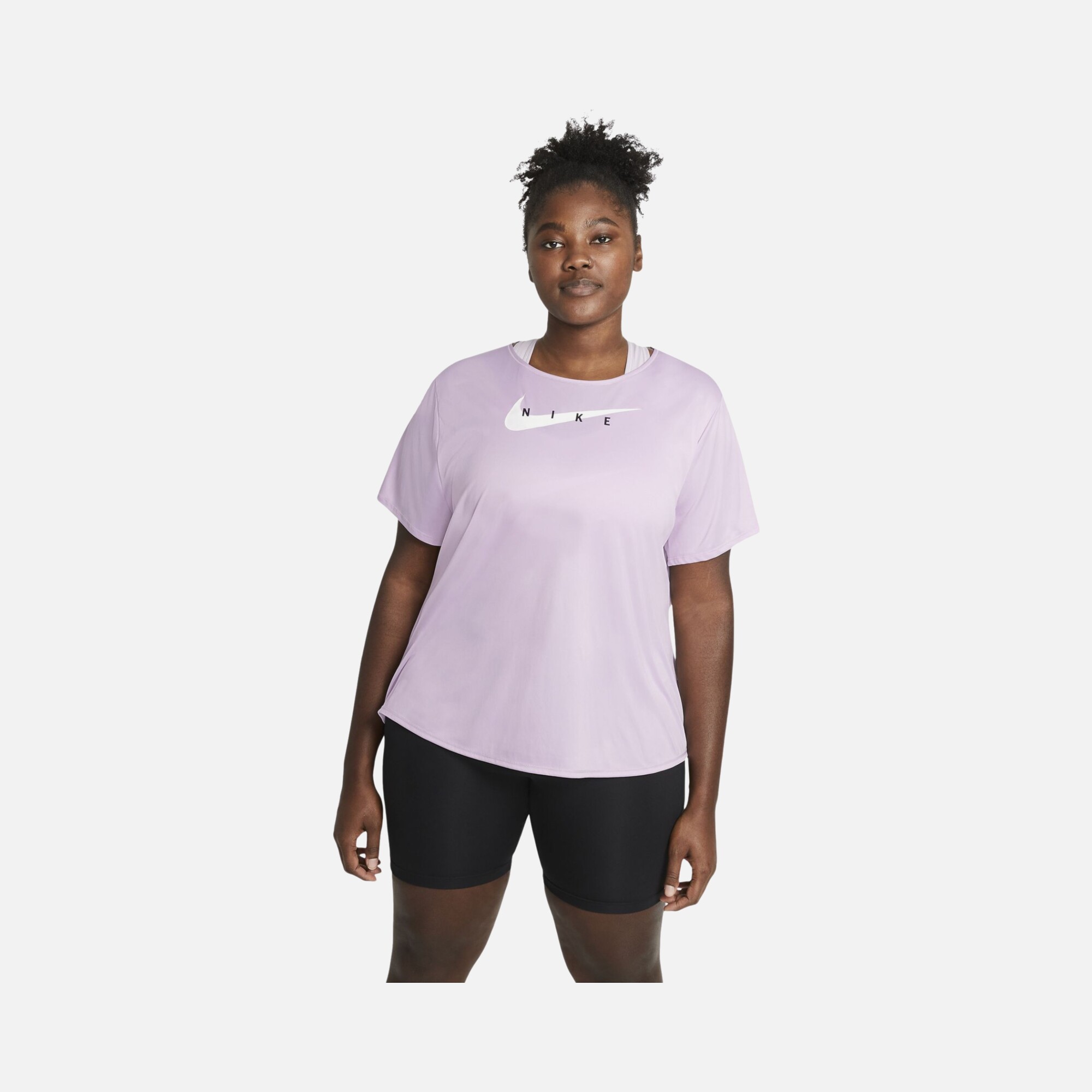 Nike Swoosh Run Short-Sleeve Running Top Kadın Tişört
