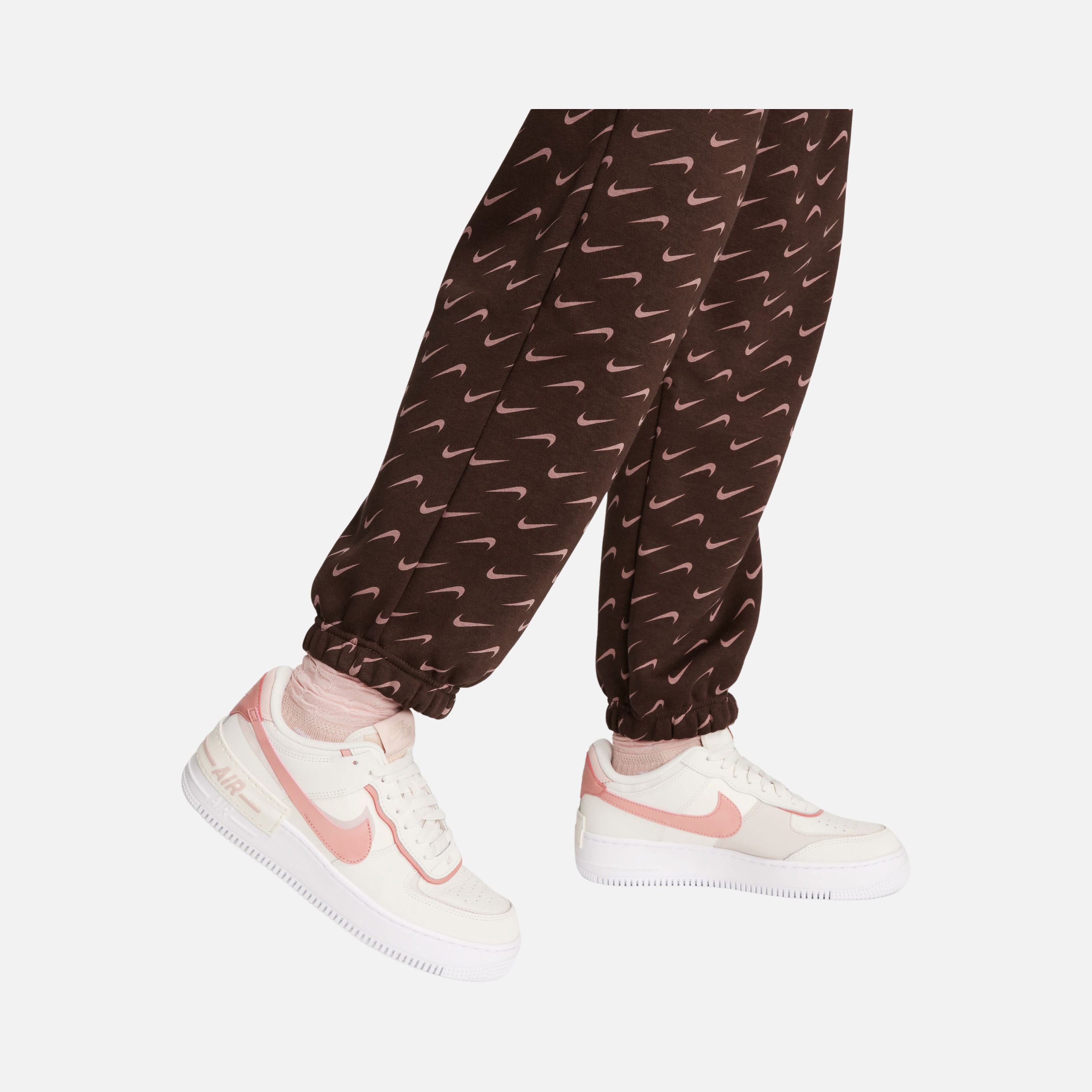 Nike Sportswear Phoenix Fleece Oversized All Over Printed Kadın Eşofman Altı