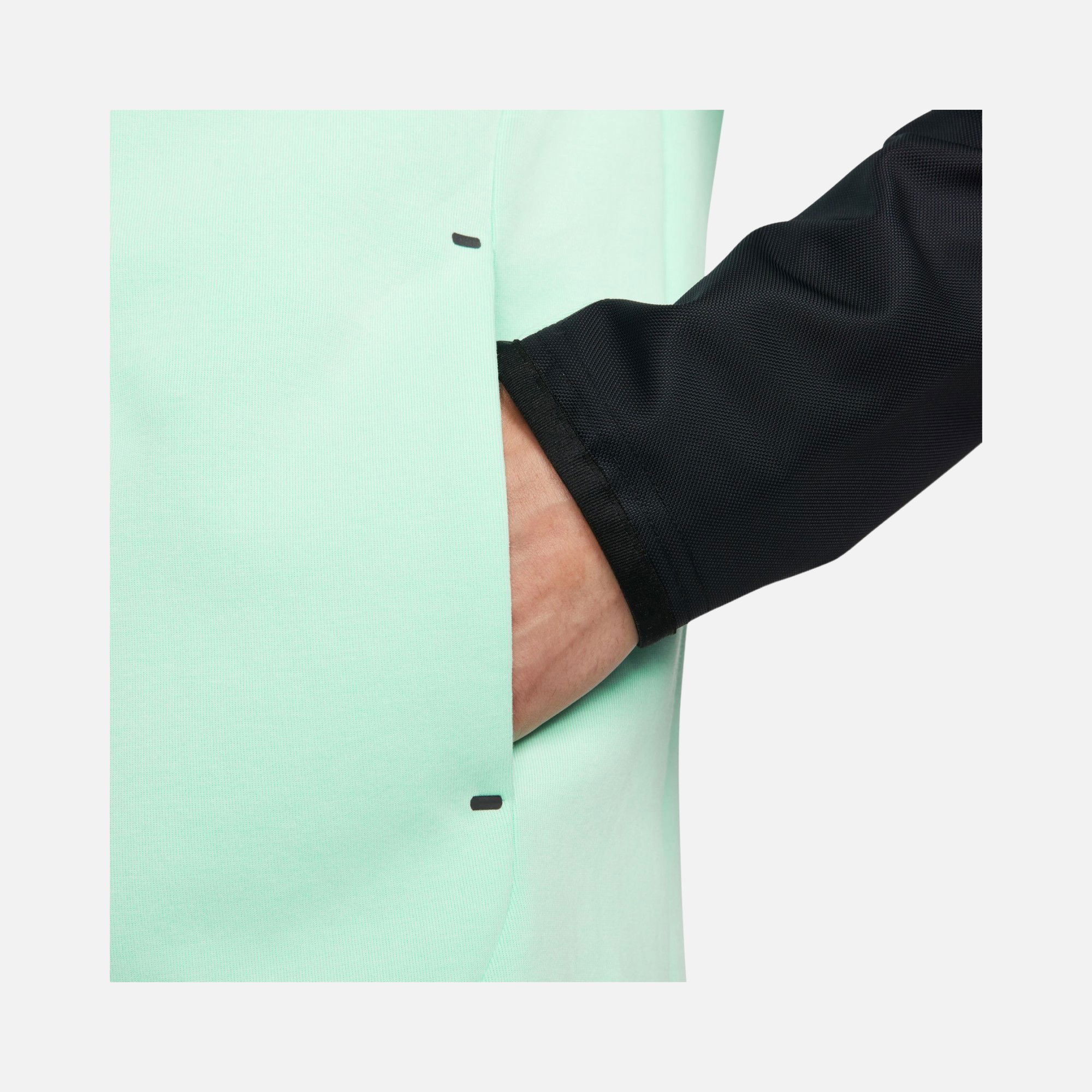 Nike Sportswear Tech Fleece ''Overlay Detail'' Full-Zip Hoodie Erkek Sweatshirt