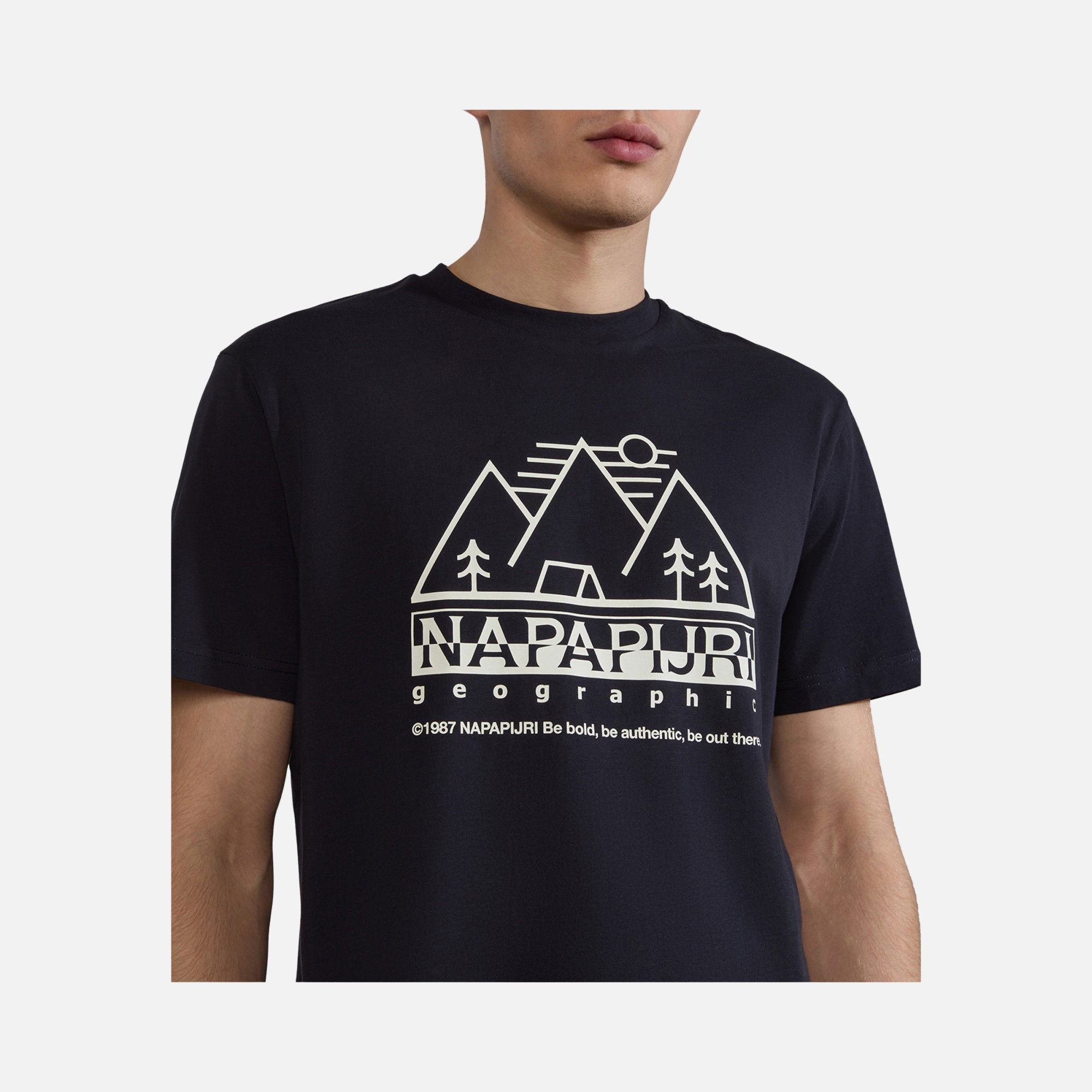 Napapijri Sportswear Faber Graphic Short-Sleeve Erkek Tişört