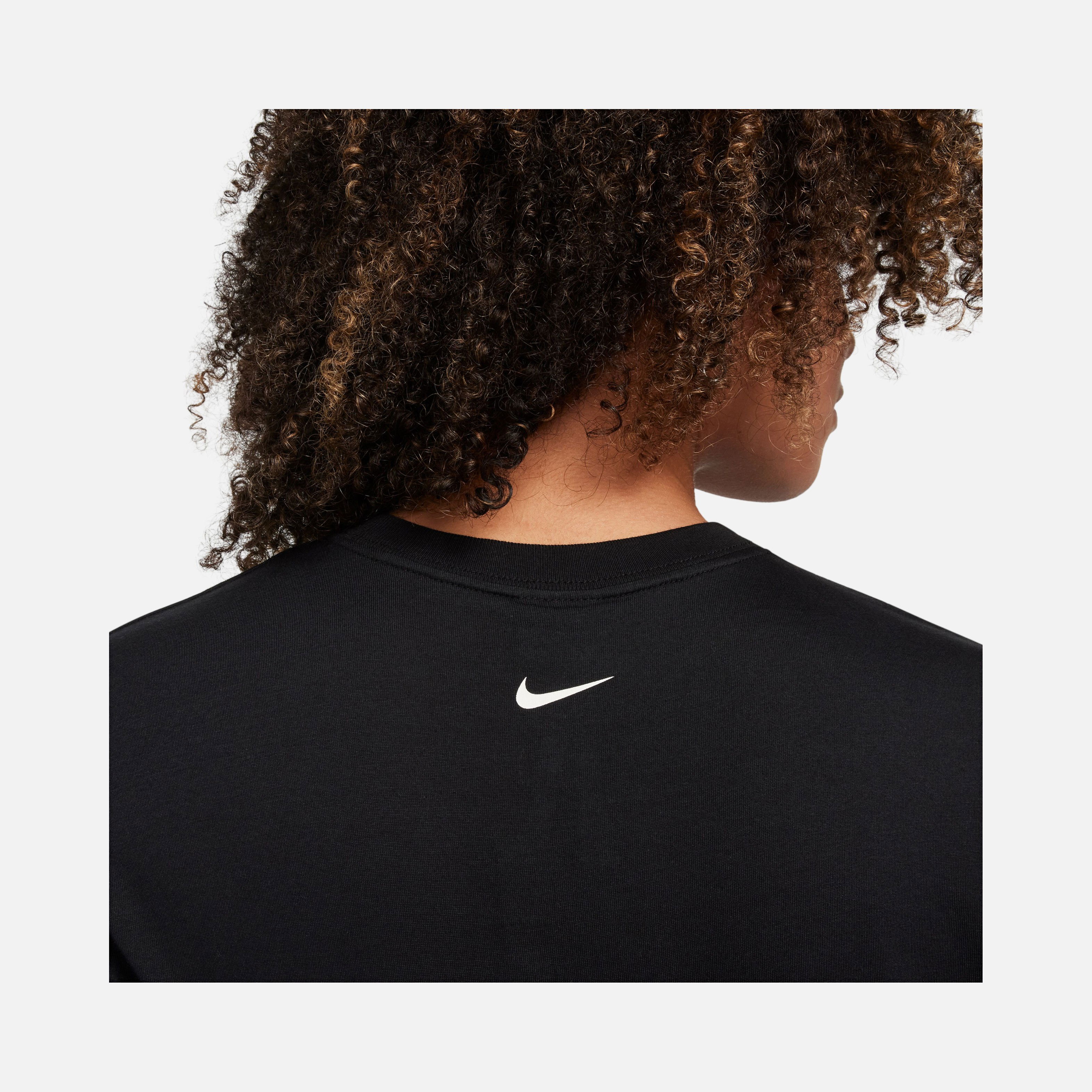 Nike Sportswear Gel Wide Cut & Off Shoulder Cropped Short-Sleeve Kadın Tişört