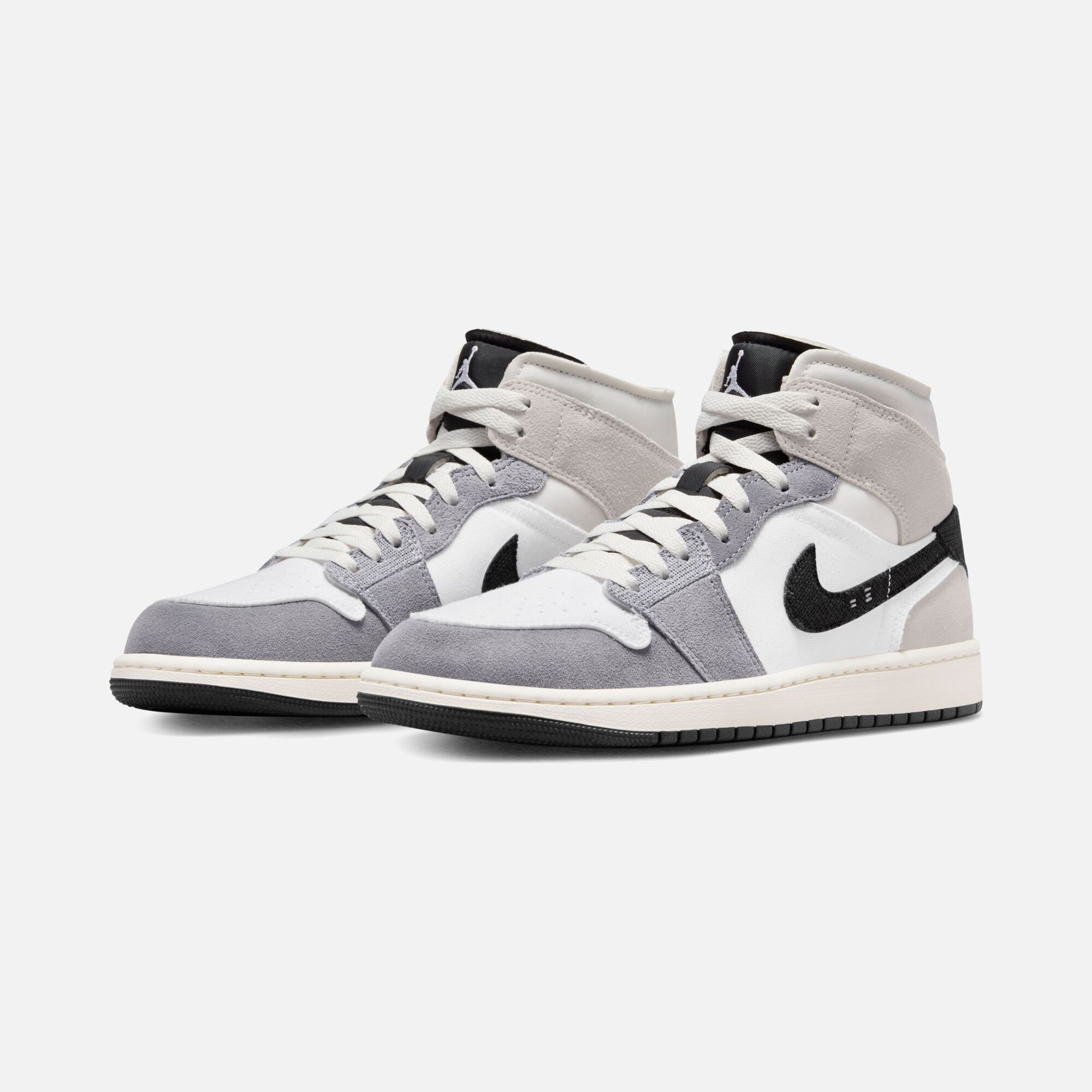 Nike Air Jordan 1 Mid SE Craft ''Canvas and Suede Upper'' Erkek Spor Ayakkabı