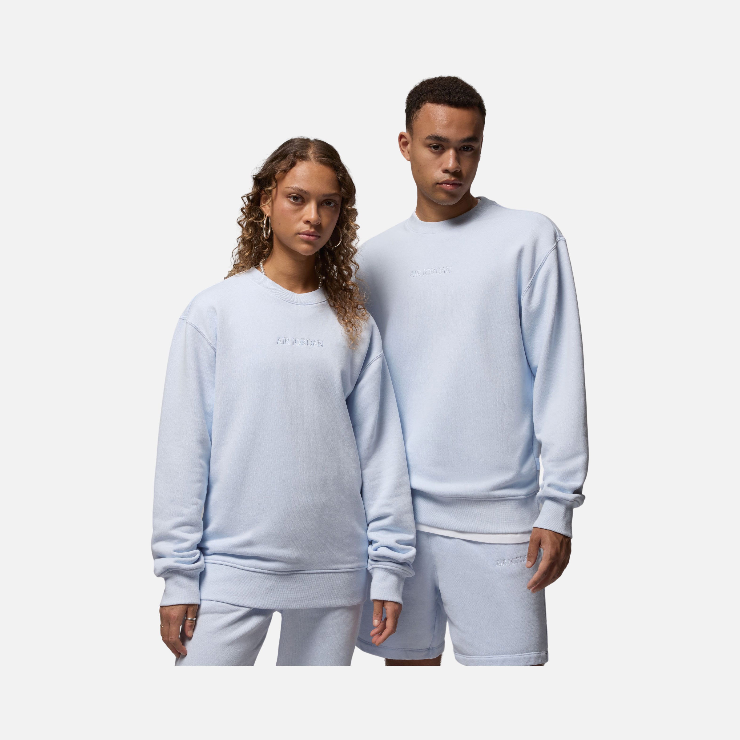 Nike Air Jordan Wordmark Fleece Crew-Neck Erkek Sweatshirt