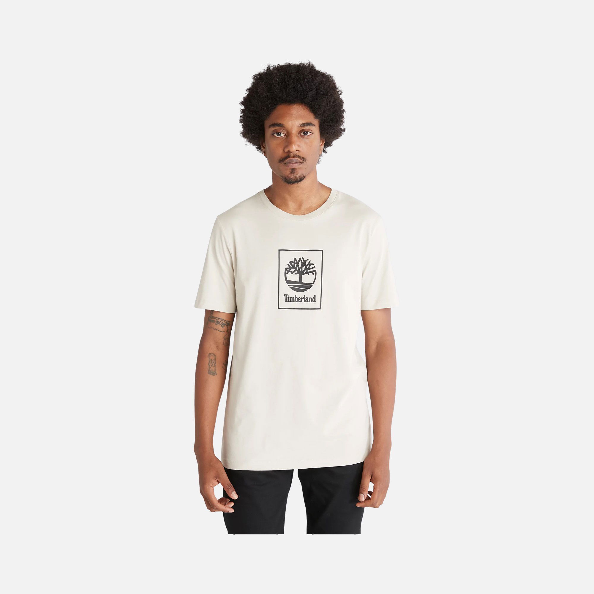 Timberland Sportswear Stack Logo Short-Sleeve Erkek Tişört