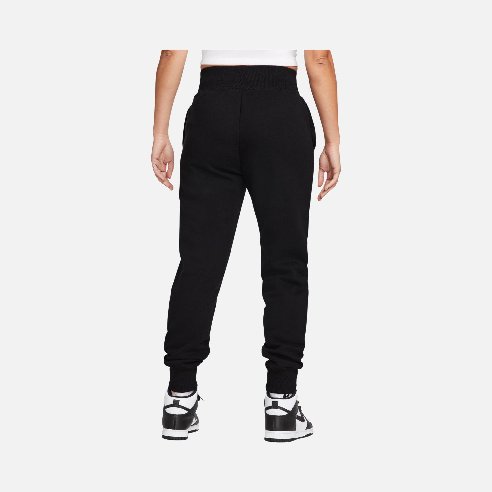 Nike Sportswear Swoosh High-Waist Fleece Kadın Eşofman Altı