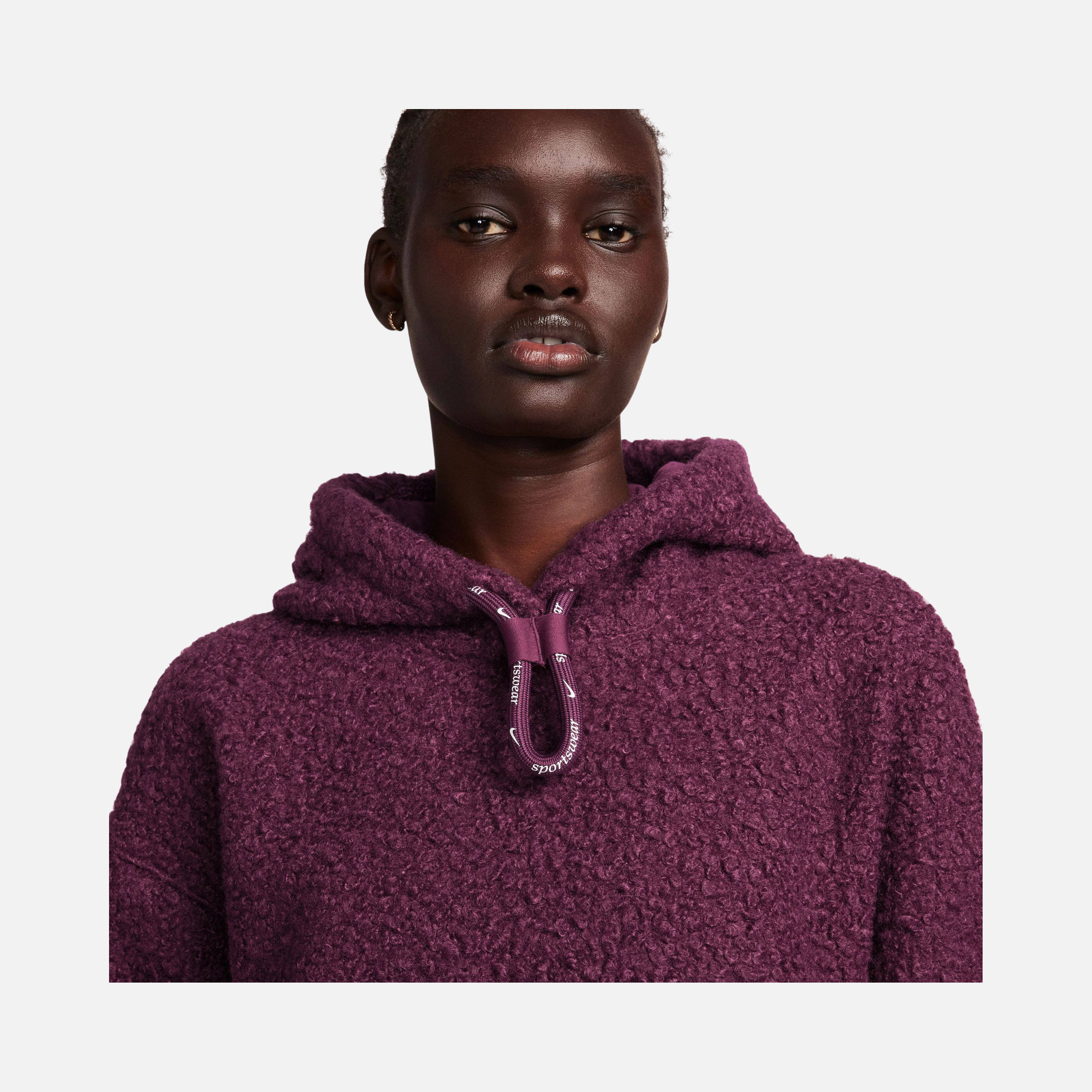 Nike Sportswear Collection Sherpa Mbrshp Hoodie Kadın Sweatshirt