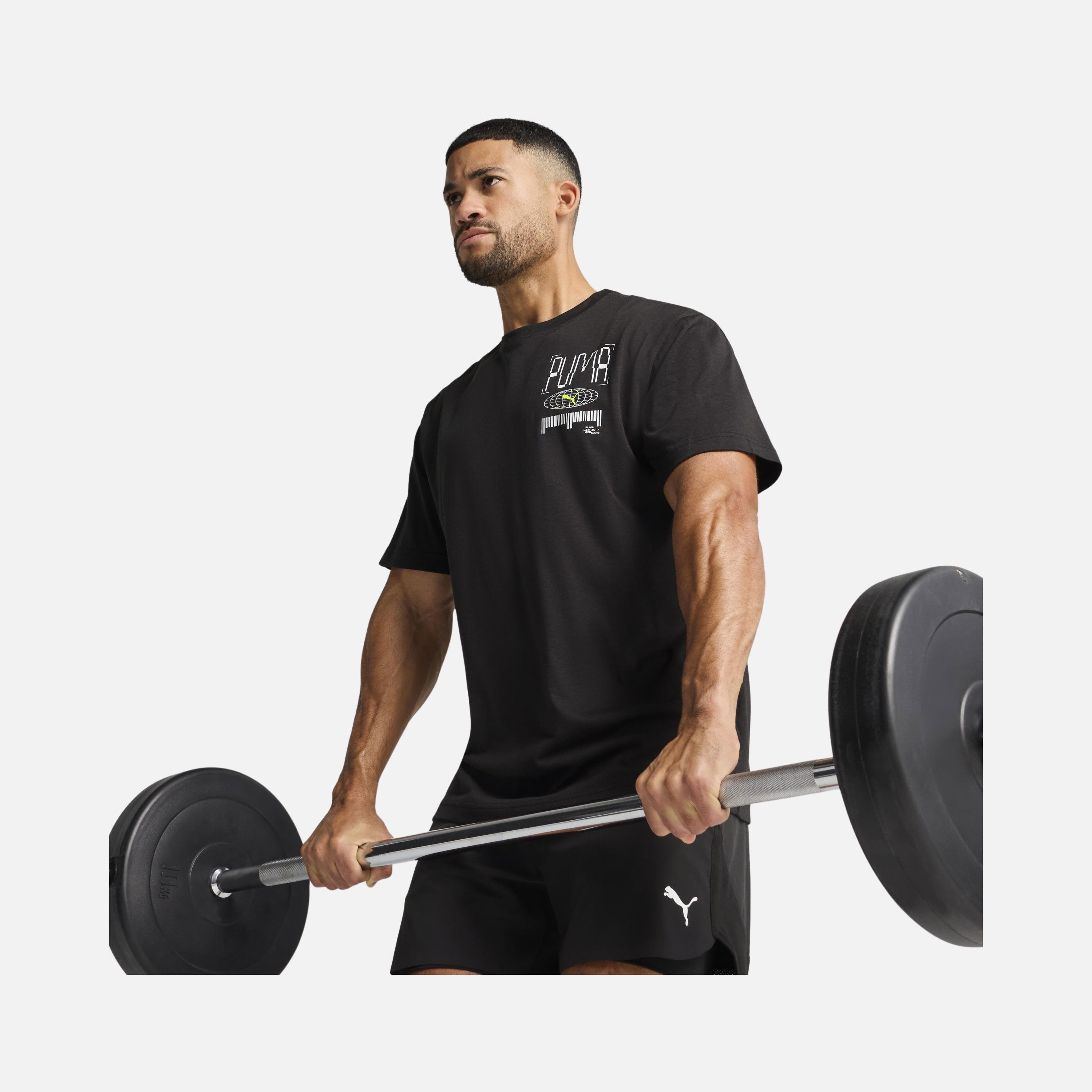 Puma Graphics Train Relaxed Short-Sleeve Erkek Tişört