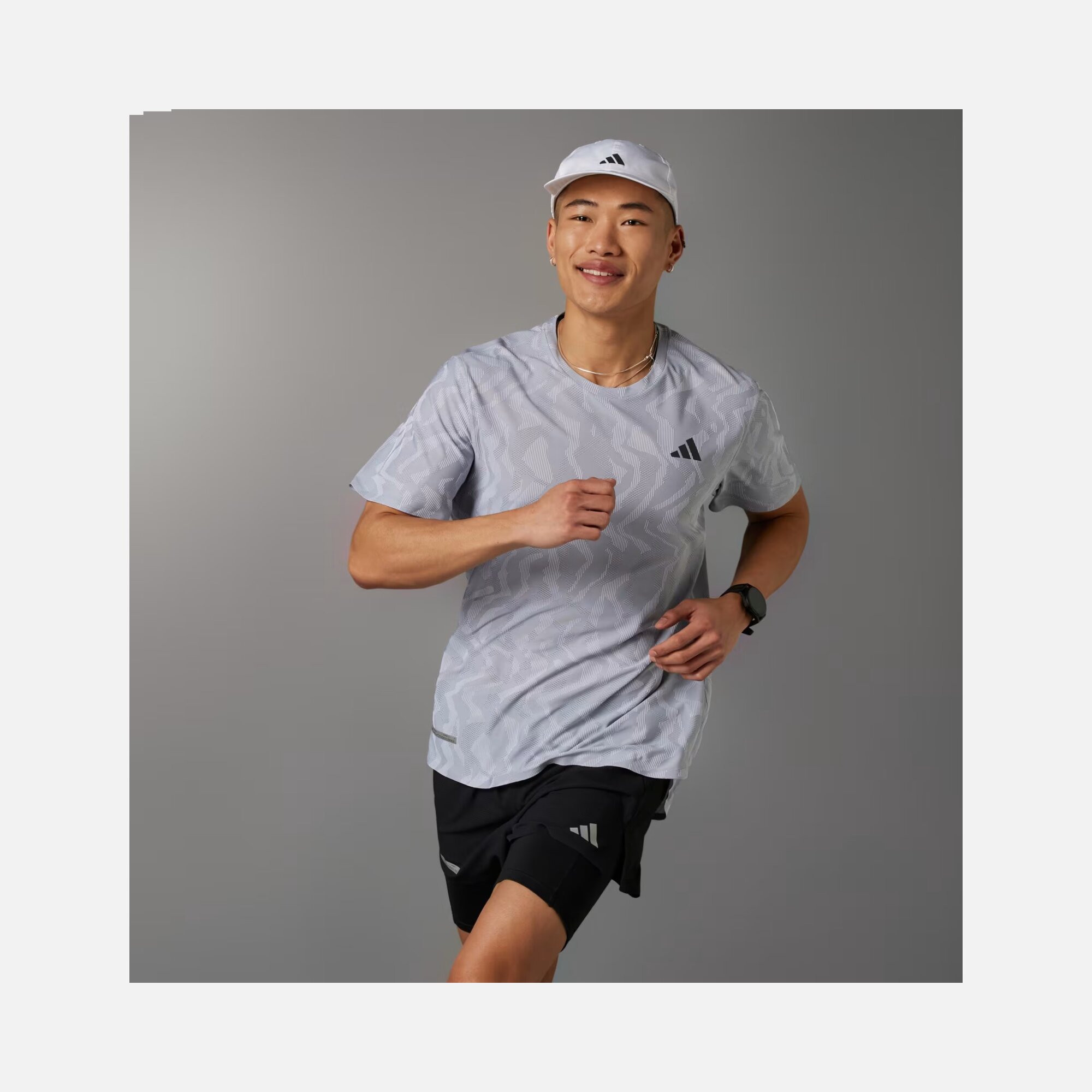adidas Ultimate Engineered Running Short-Sleeve Erkek Tişört