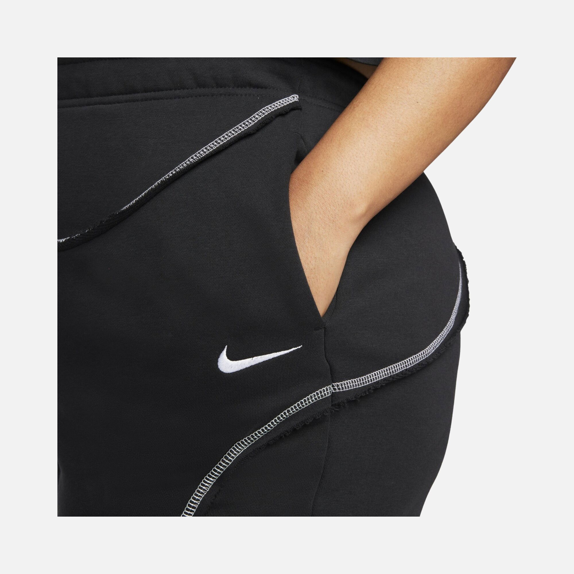 Nike Sportswear Swirl Fleece (Plus-Size) Kadın Eşofman Altı