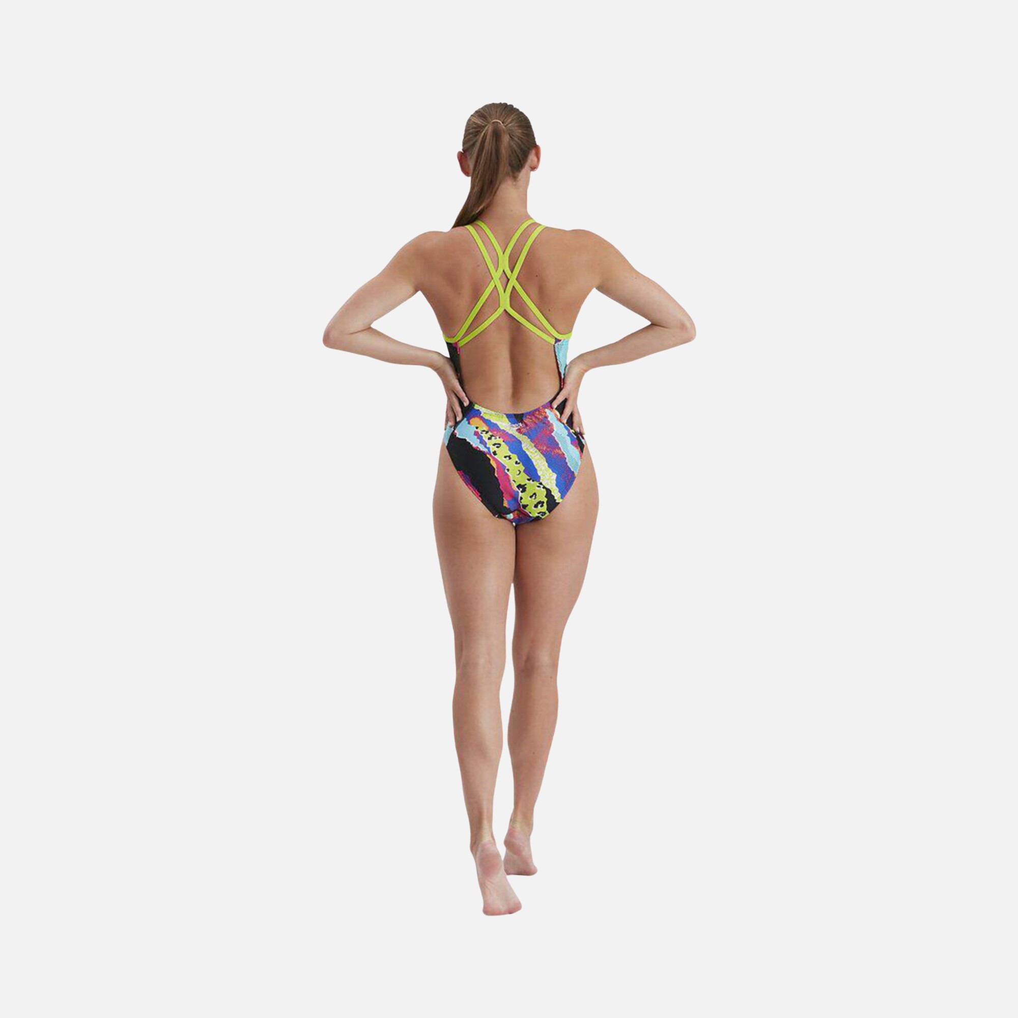 Speedo Allover Starback Digital Placement Kadın Mayo