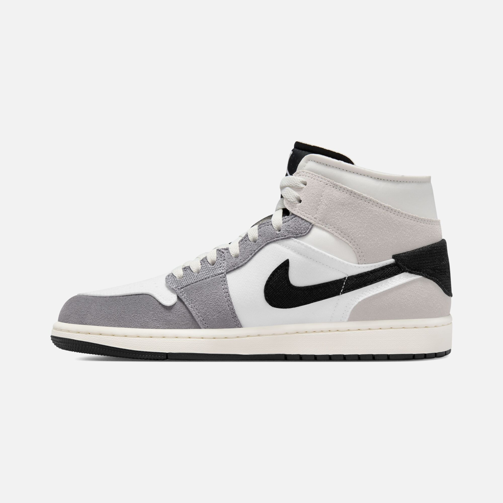 Nike Air Jordan 1 Mid SE Craft ''Canvas and Suede Upper'' Erkek Spor Ayakkabı