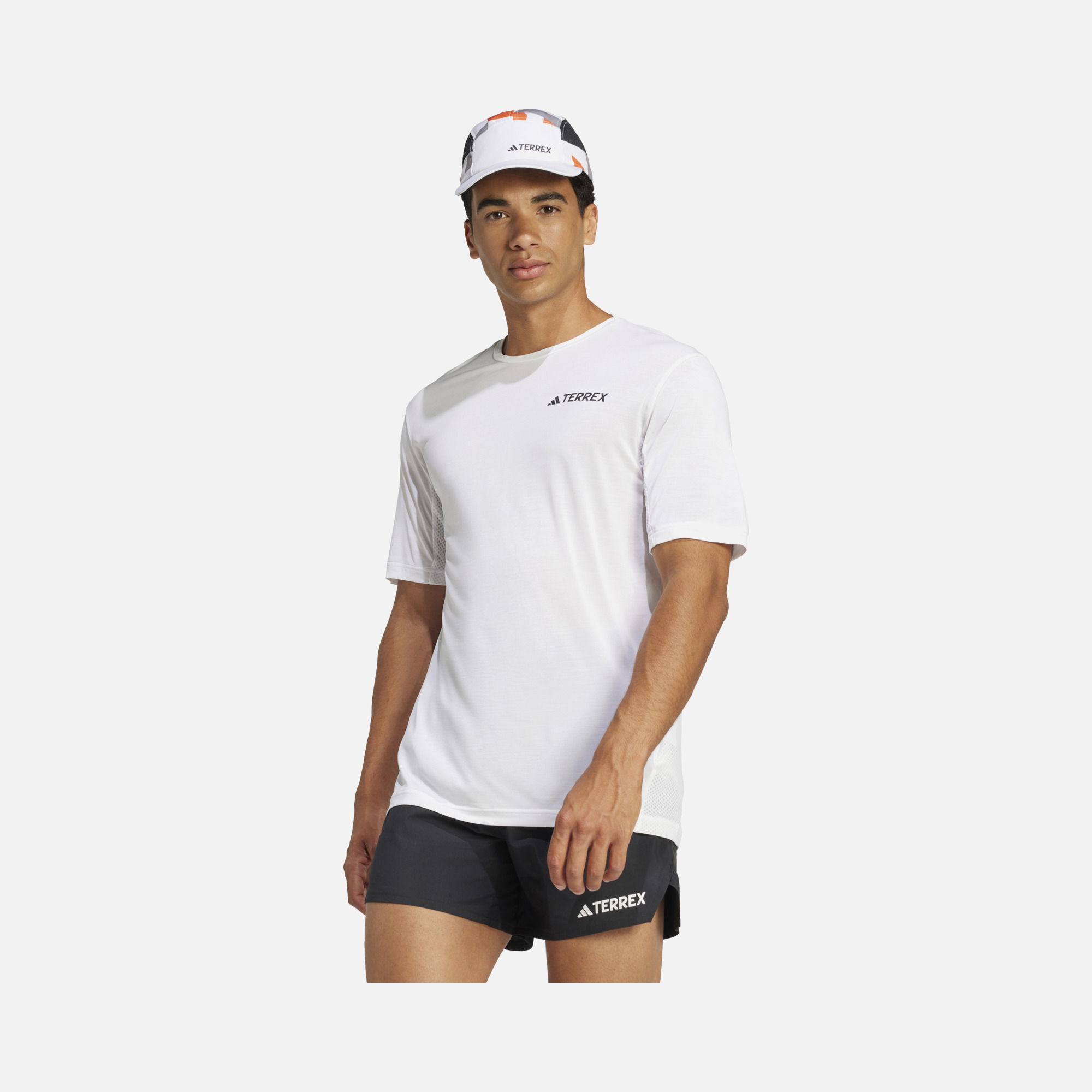 adidas Terrex Xperior Climacool+ Polygiene Trail Running Short-Sleeve Erkek Tişört