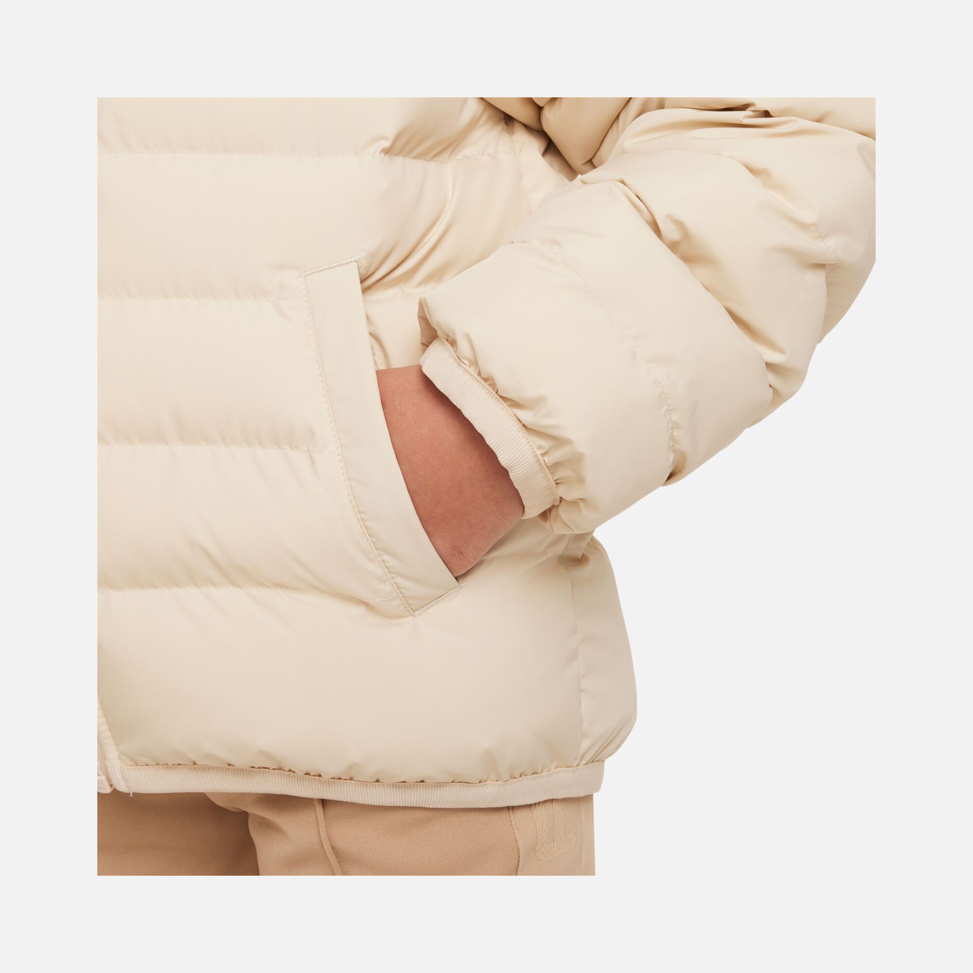 Nike Sportswear Heavyweight Synthetic-Fill EasyOn Therma-Fit Repel Loose Full-Zip Hoodie Çocuk Mont