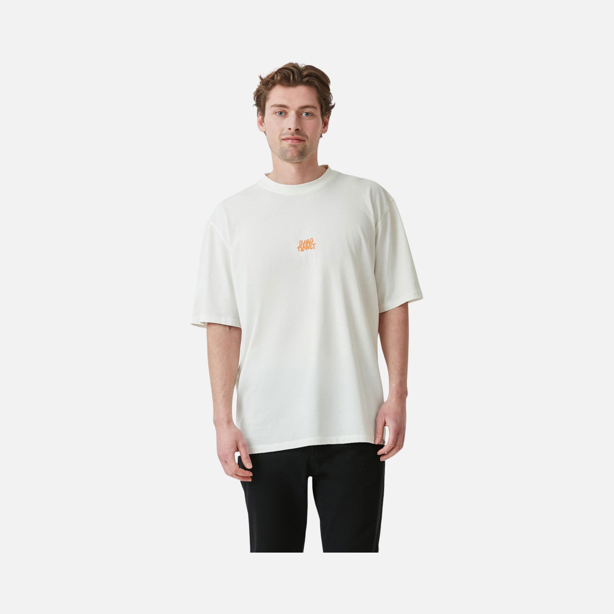 WWF Sportswear Living Planet Embroidered Oversize Short-Sleeve Unisex Tişört