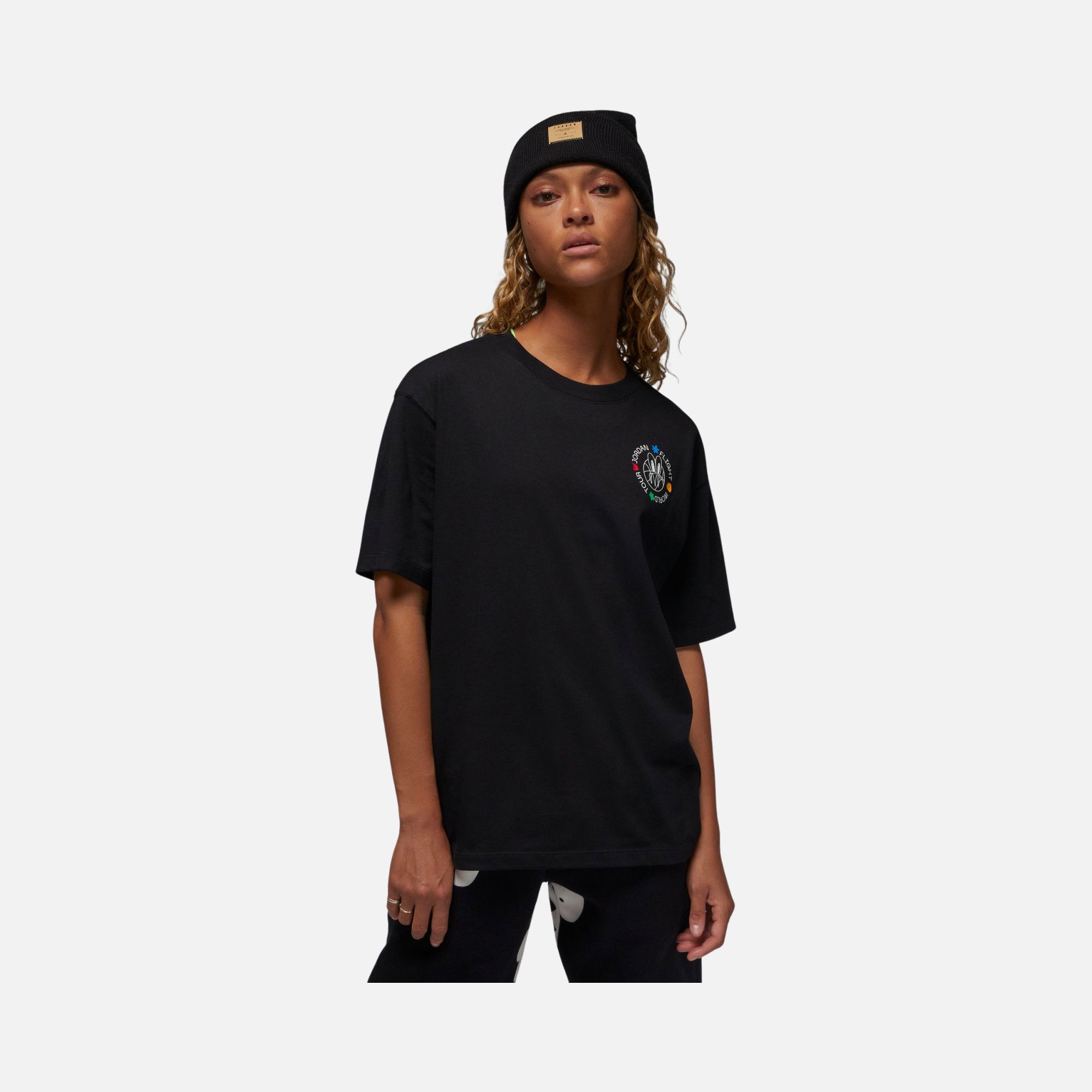 Nike Jordan Flight Graphics Artist Series by Mia Lee Short-Sleeve Kadın Tişört